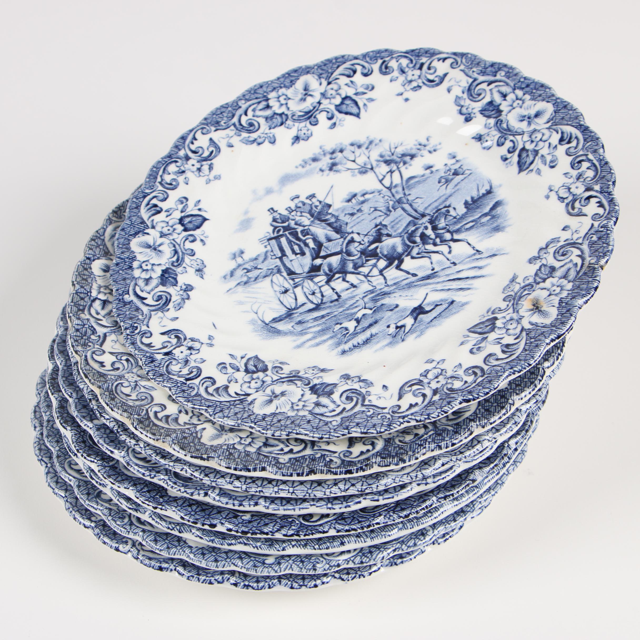 Johnson Brothers Ironstone Dinnerware "Coaching Scenes"