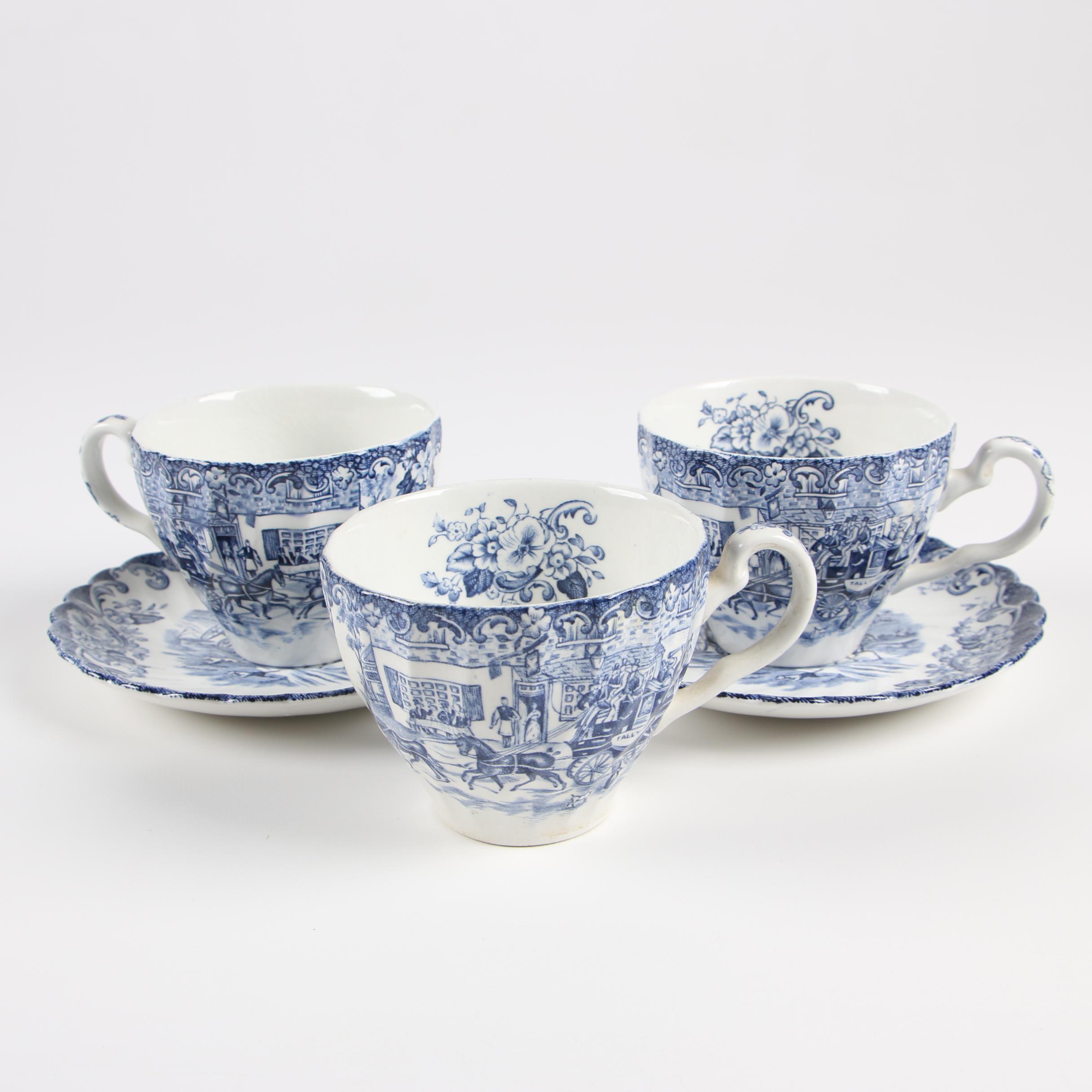 Johnson Brothers Ironstone Dinnerware "Coaching Scenes"