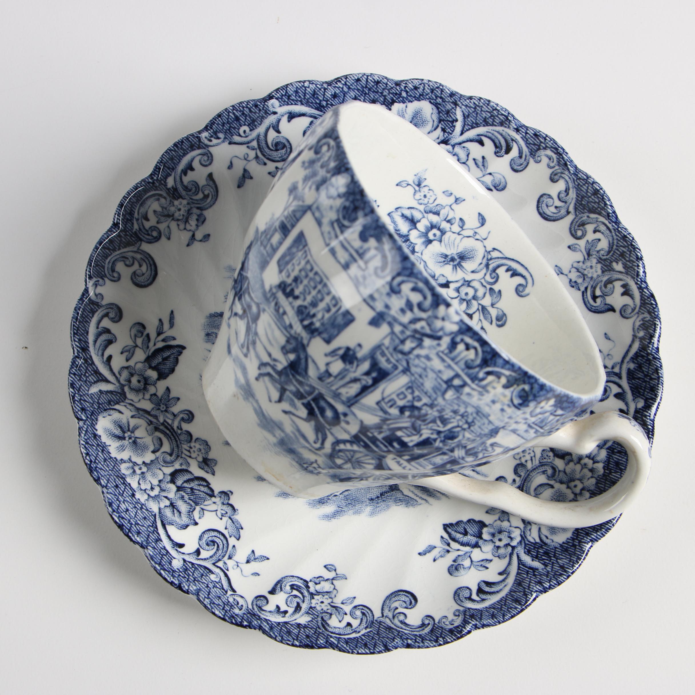 Johnson Brothers Ironstone Dinnerware "Coaching Scenes"