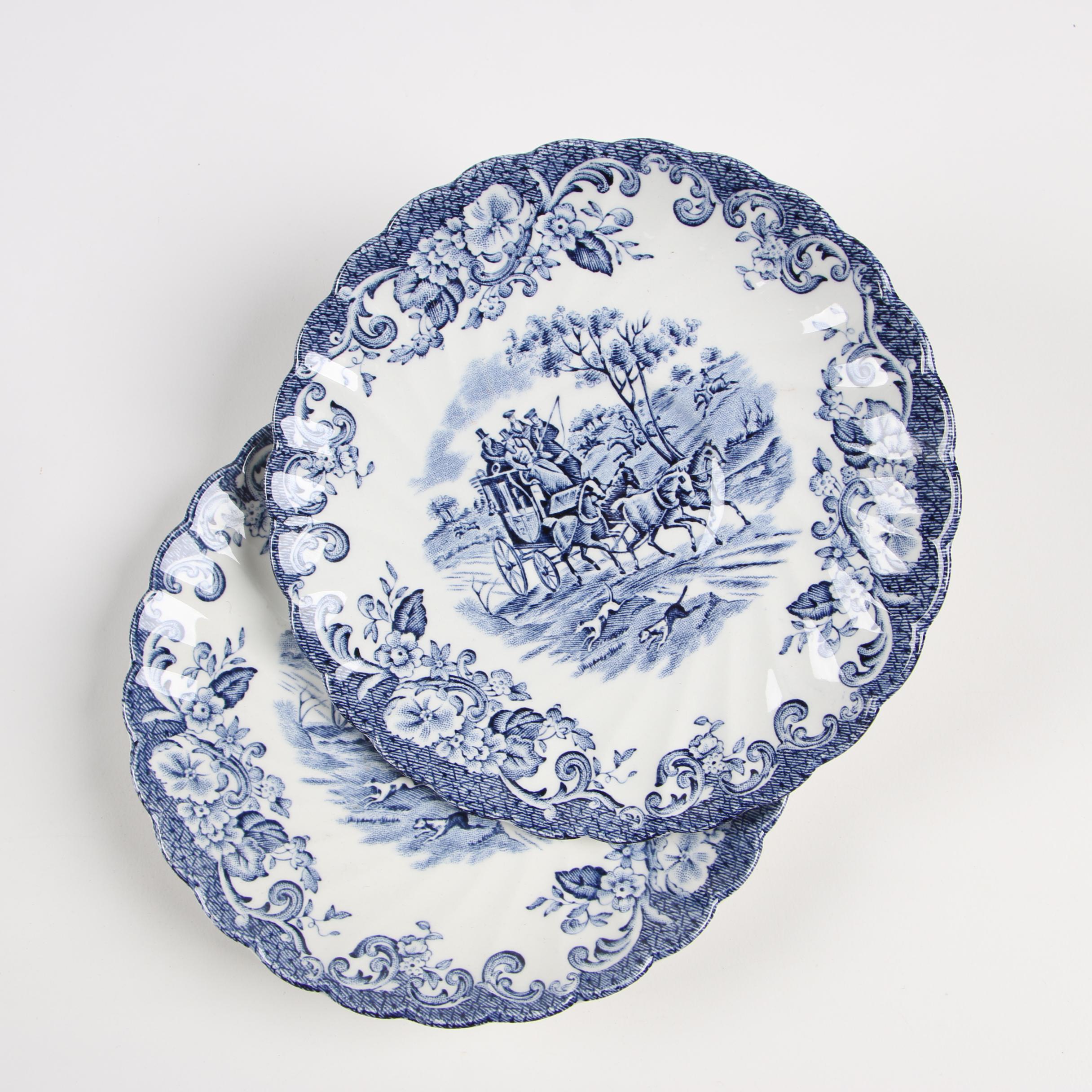 Johnson Brothers Ironstone Dinnerware "Coaching Scenes"