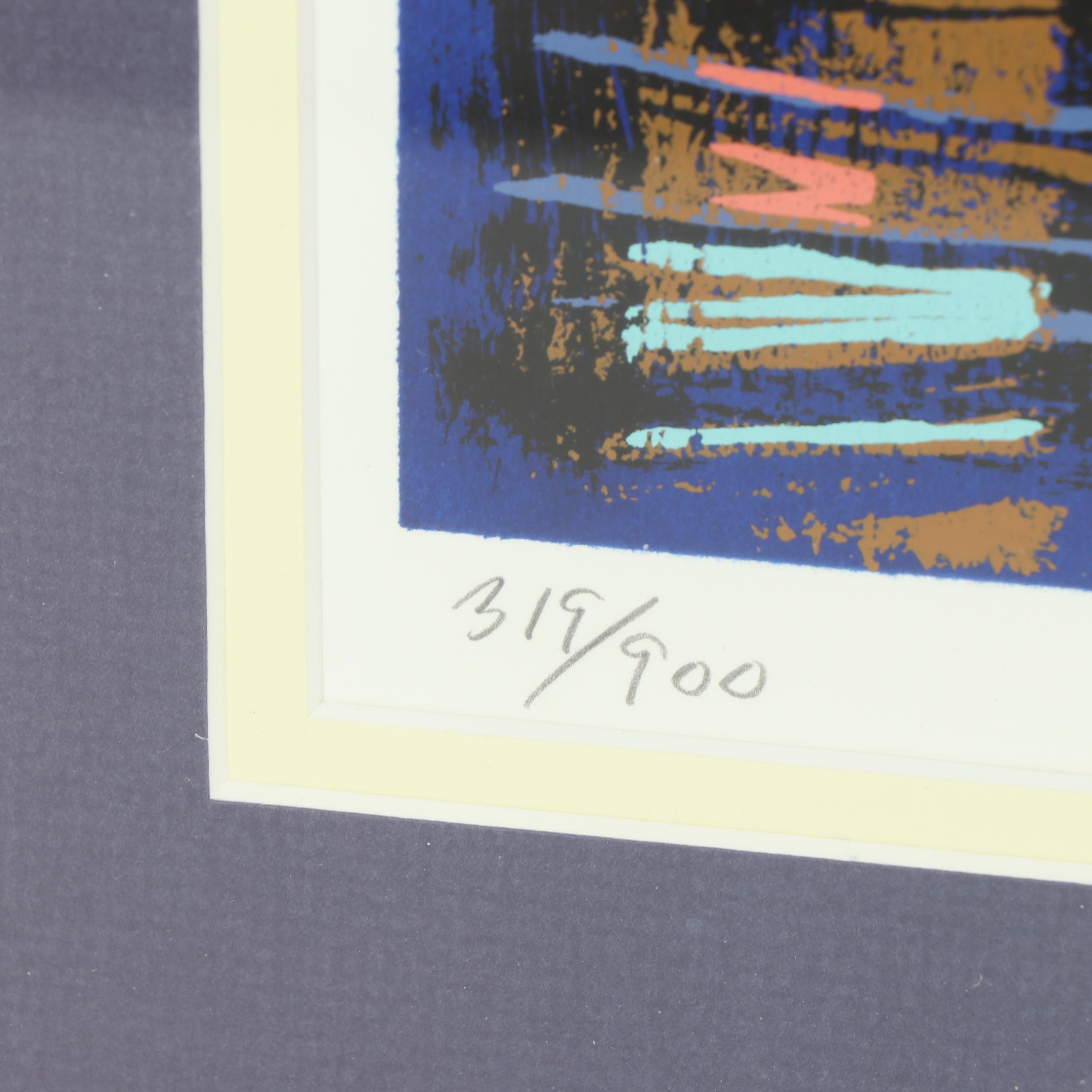 Don Picou Serigraph "French Market Place"