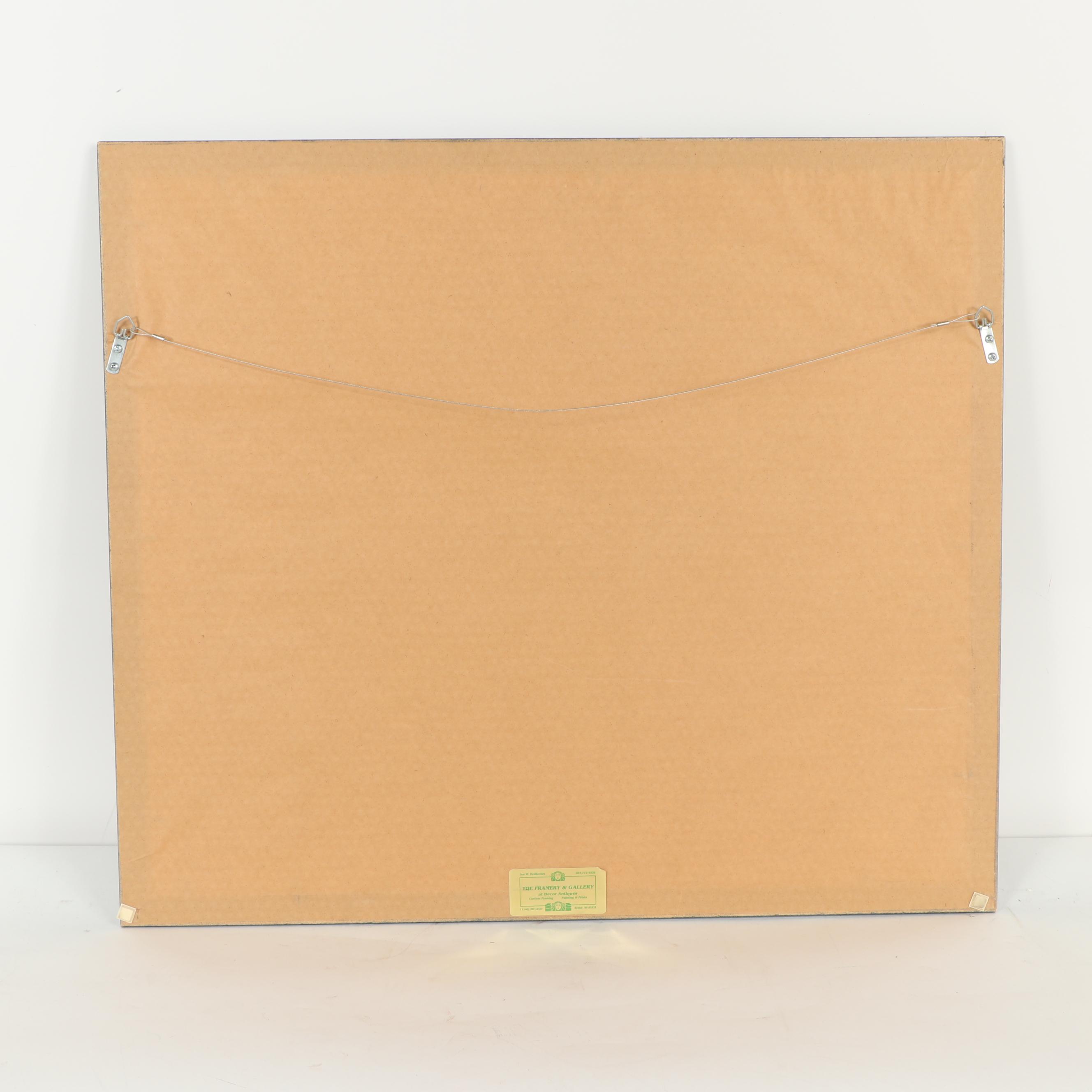 Don Picou Serigraph "French Market Place"