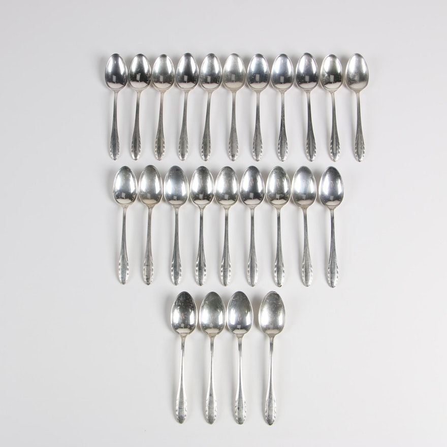 Gorham "Lyric" Sterling Silver Teaspoons, Mid-Century