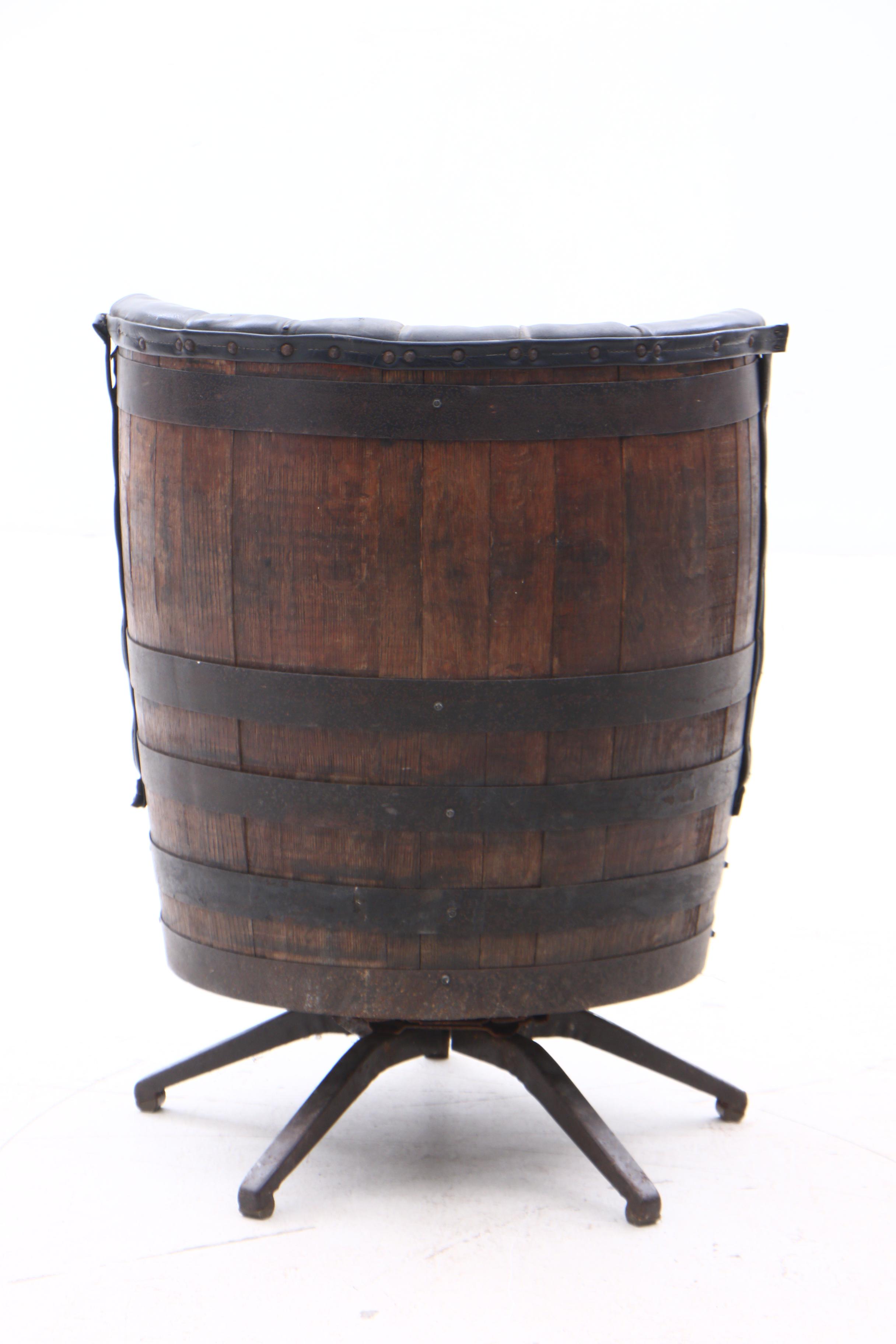 Jack Daniels Whisky Barrel Chairs, Circa 1970s