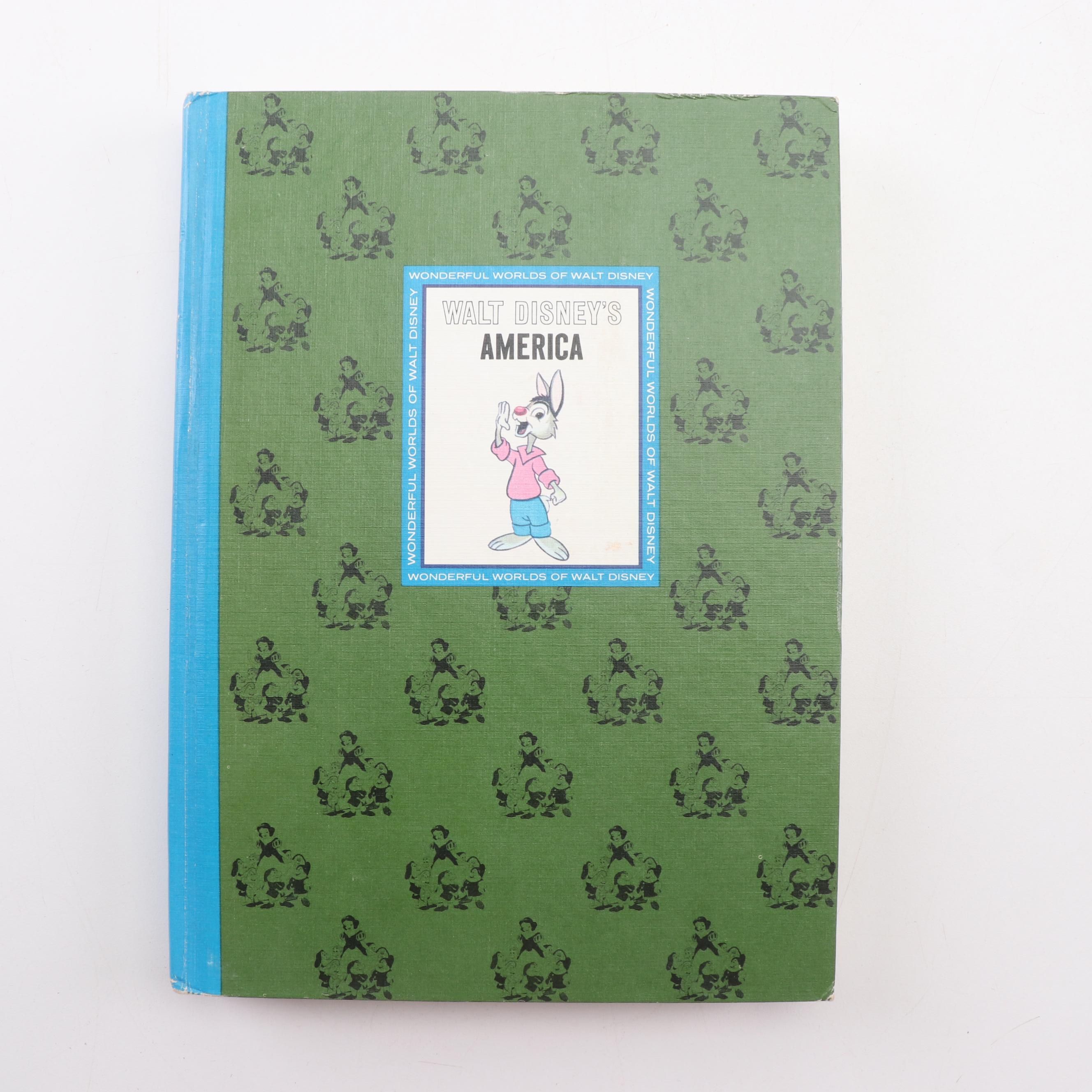 1963 "Wonderful Worlds of Walt Disney" Golden Press Book Set