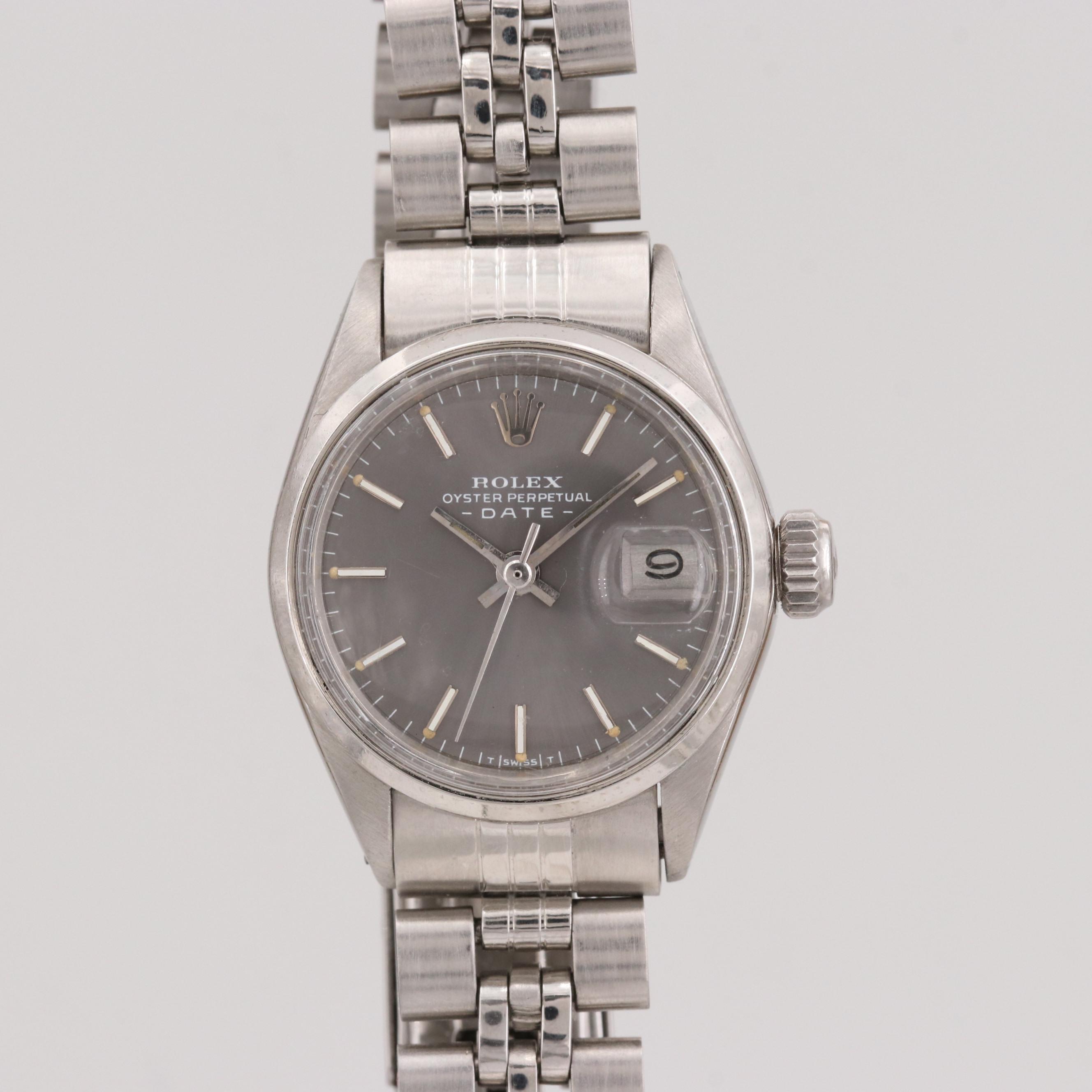 Vintage Rolex Date Stainless Steel Watch, 1971
