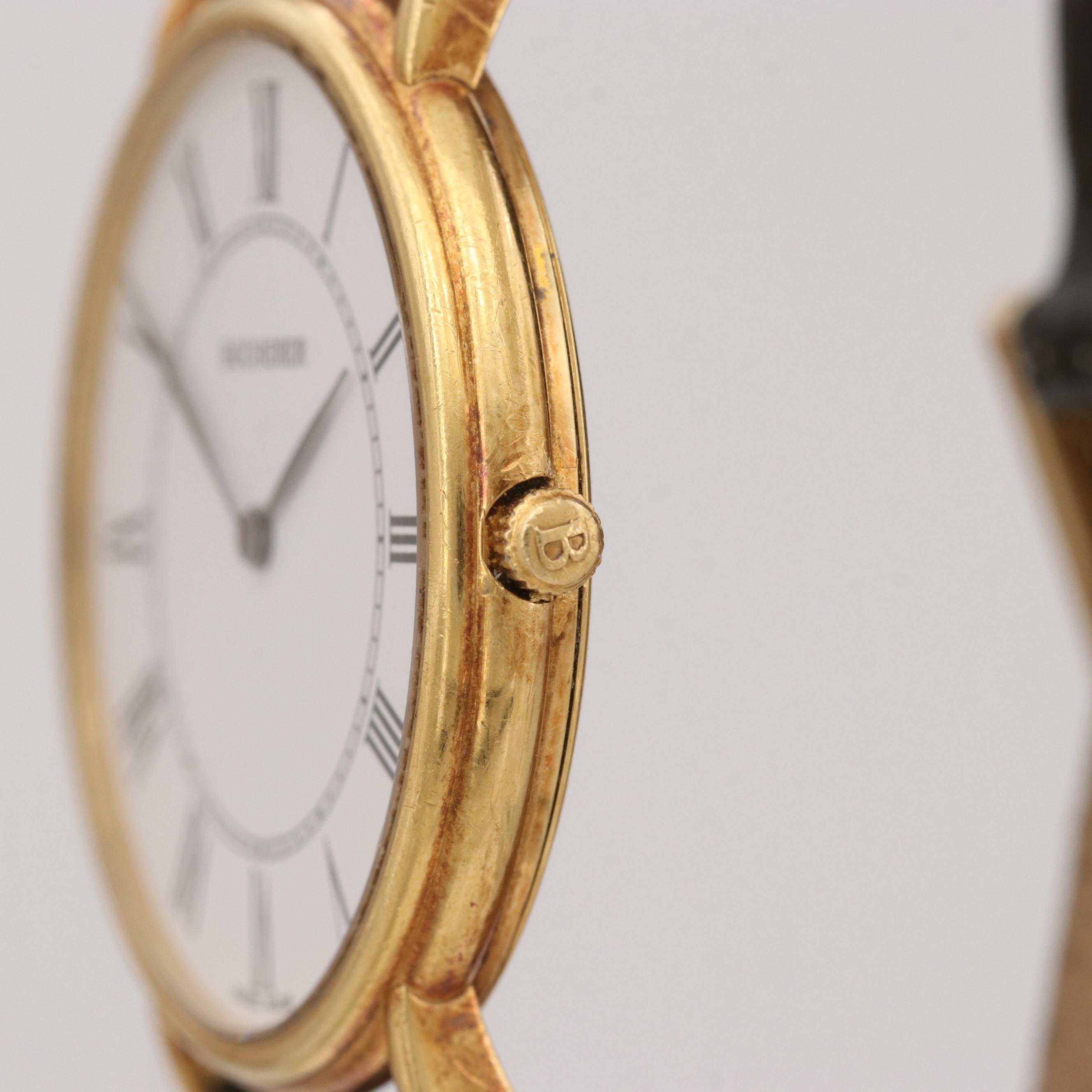 Bucherer 18K Yellow Gold Quartz Watch