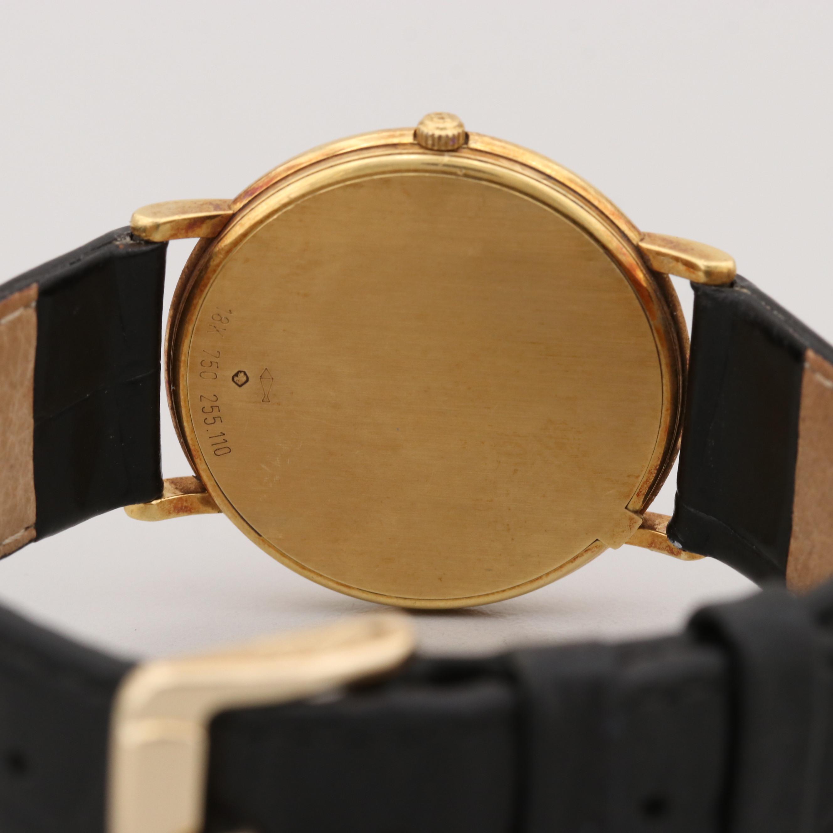 Bucherer 18K Yellow Gold Quartz Watch