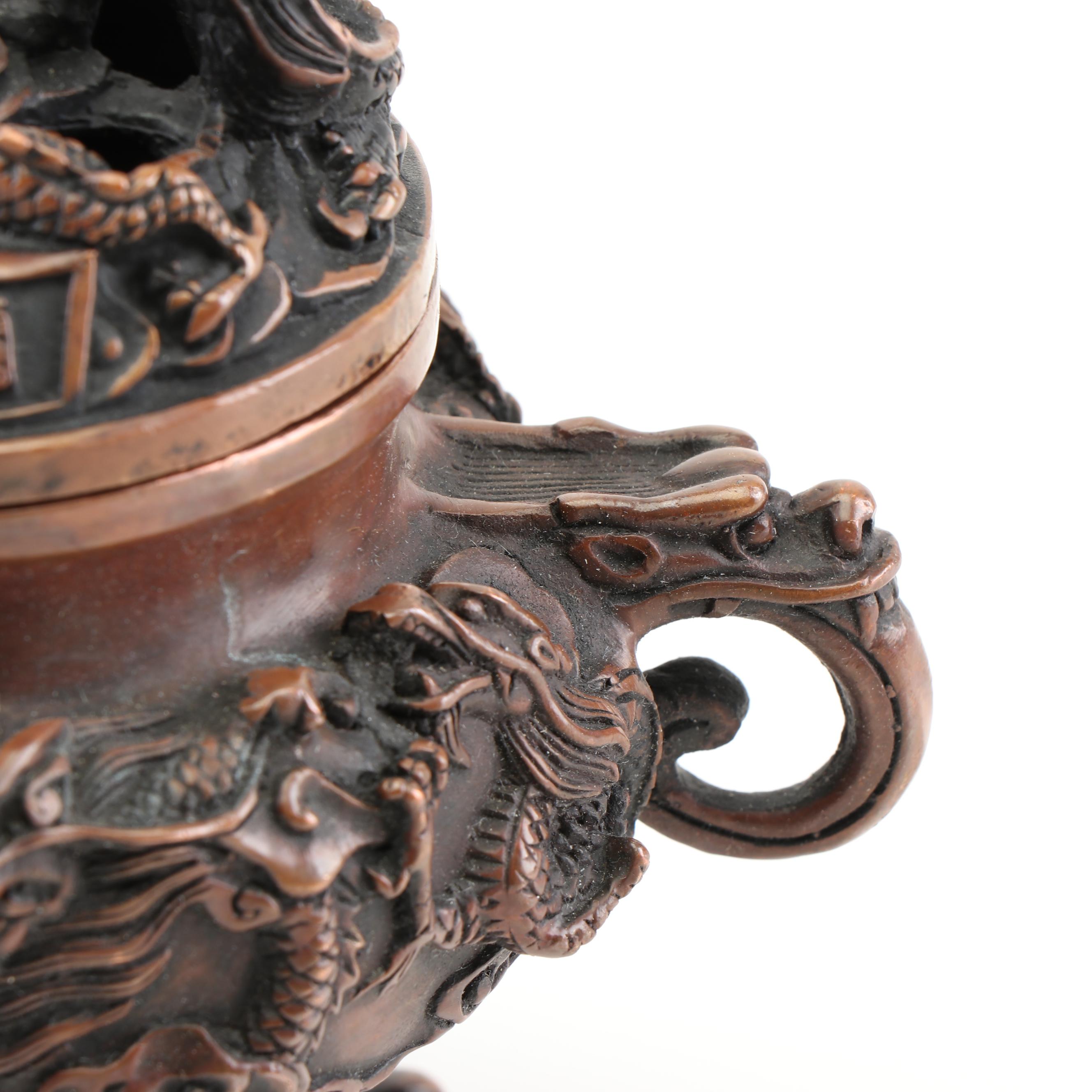 Chinese Copper Incense Burner