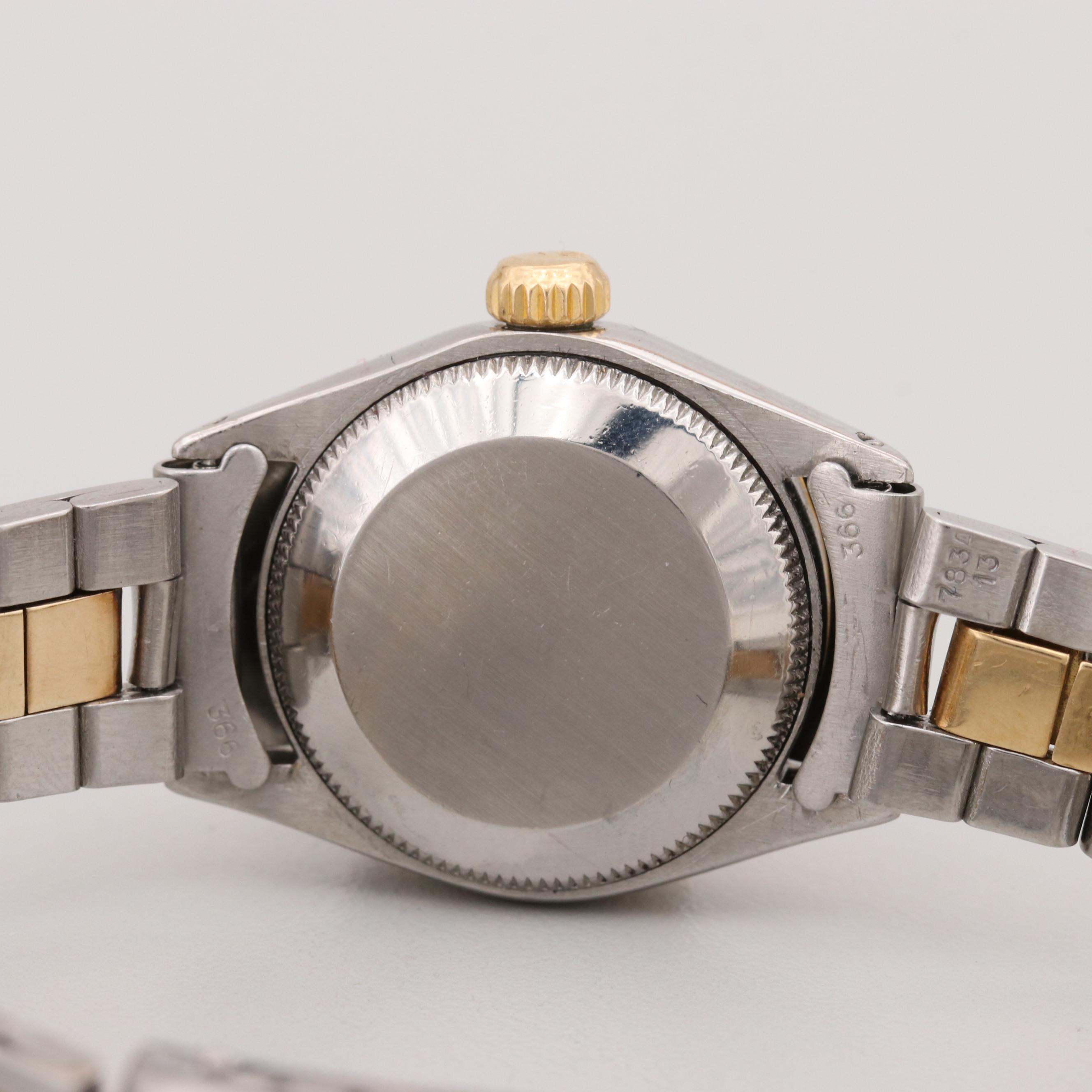 Vintage Rolex Datejust Stainless Steel and 18K Yellow Gold Watch, 1970