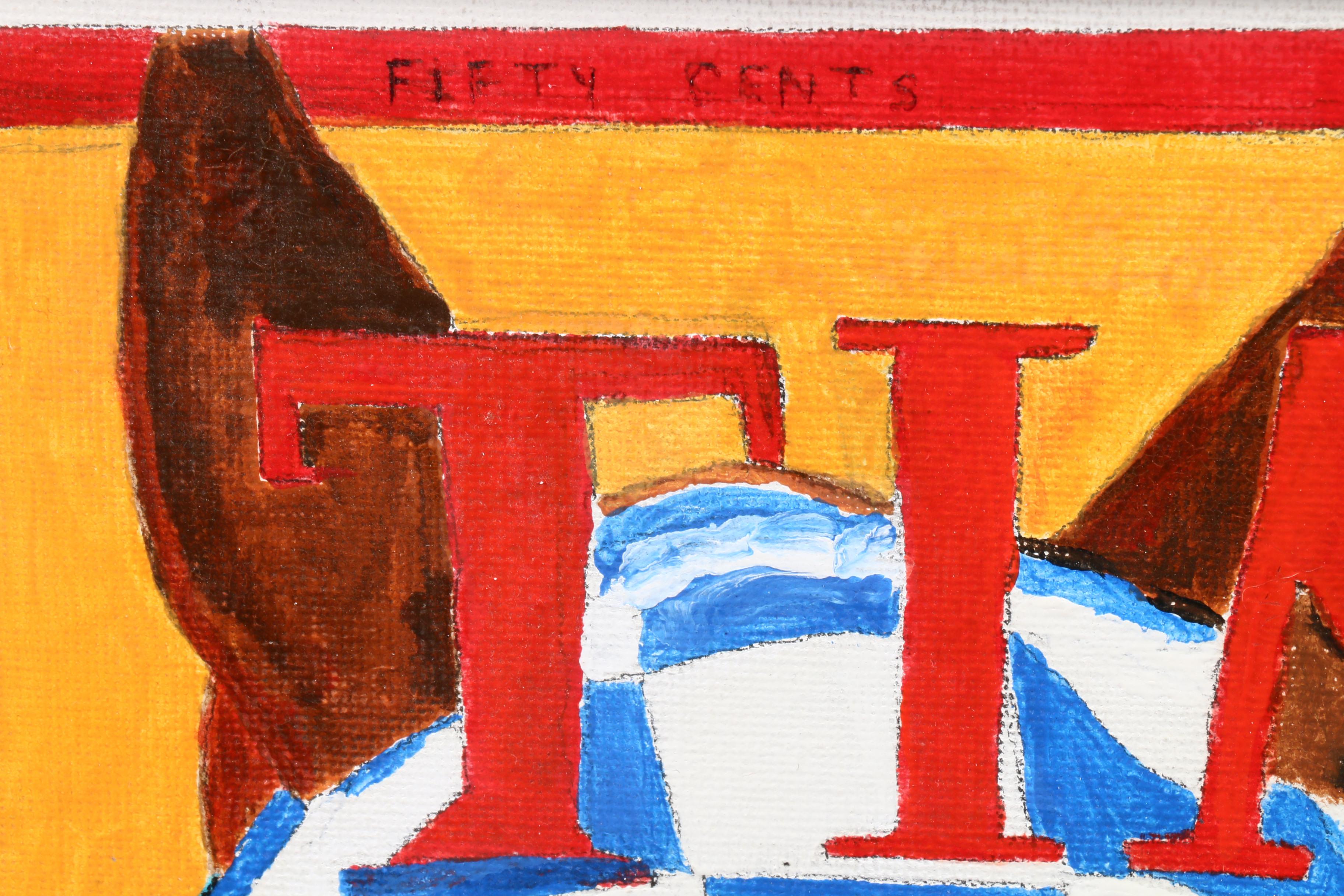 David Slavin Copy Painting after "Time Magazine Cover "Super Horse: Secretariat"