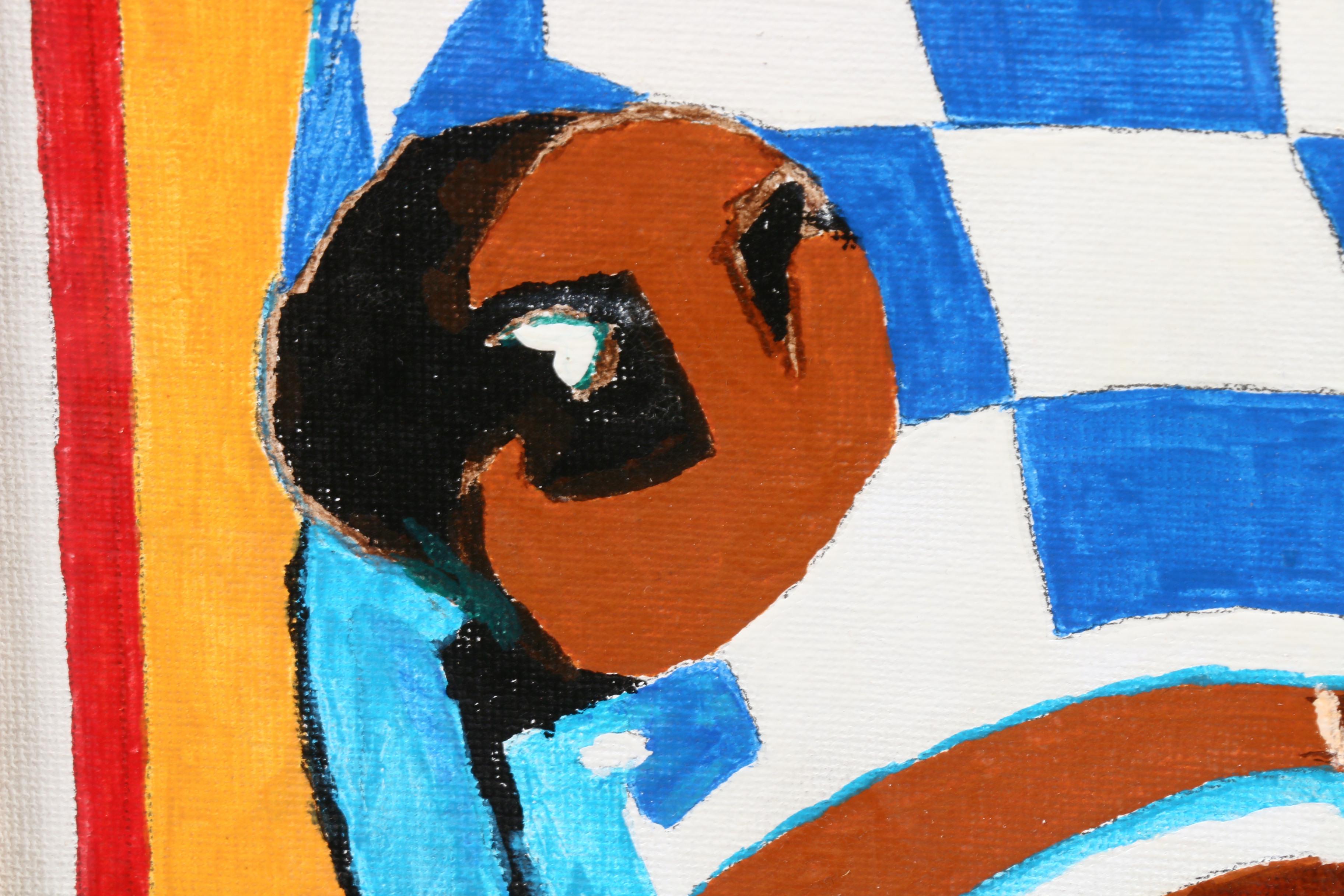 David Slavin Copy Painting after "Time Magazine Cover "Super Horse: Secretariat"