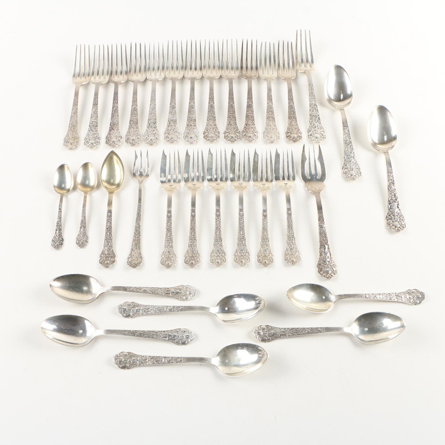 Gorham "Medici" Sterling Silver Flatware, Late 19th Century