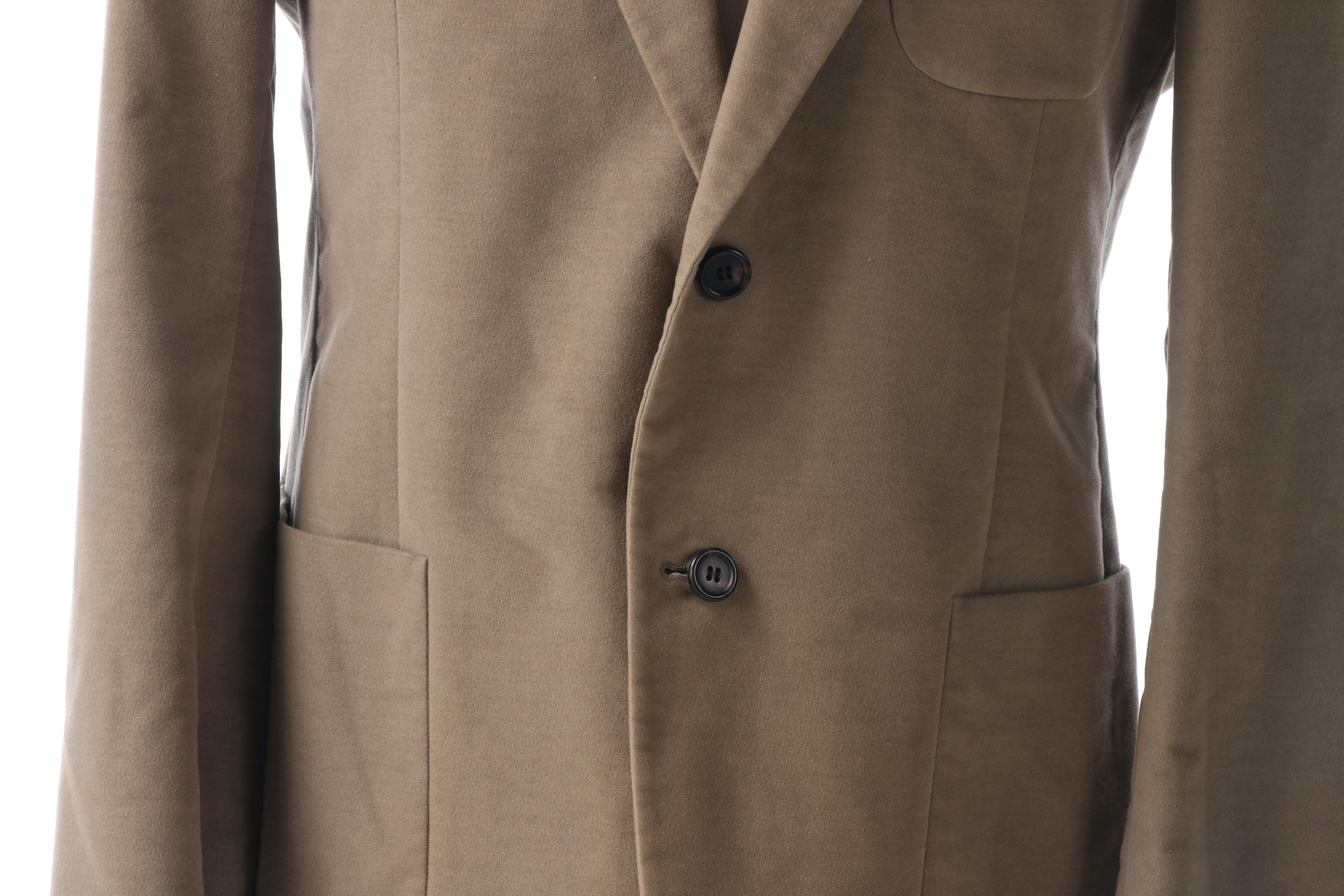 Men's Prada Taupe Brushed Wool Jacket