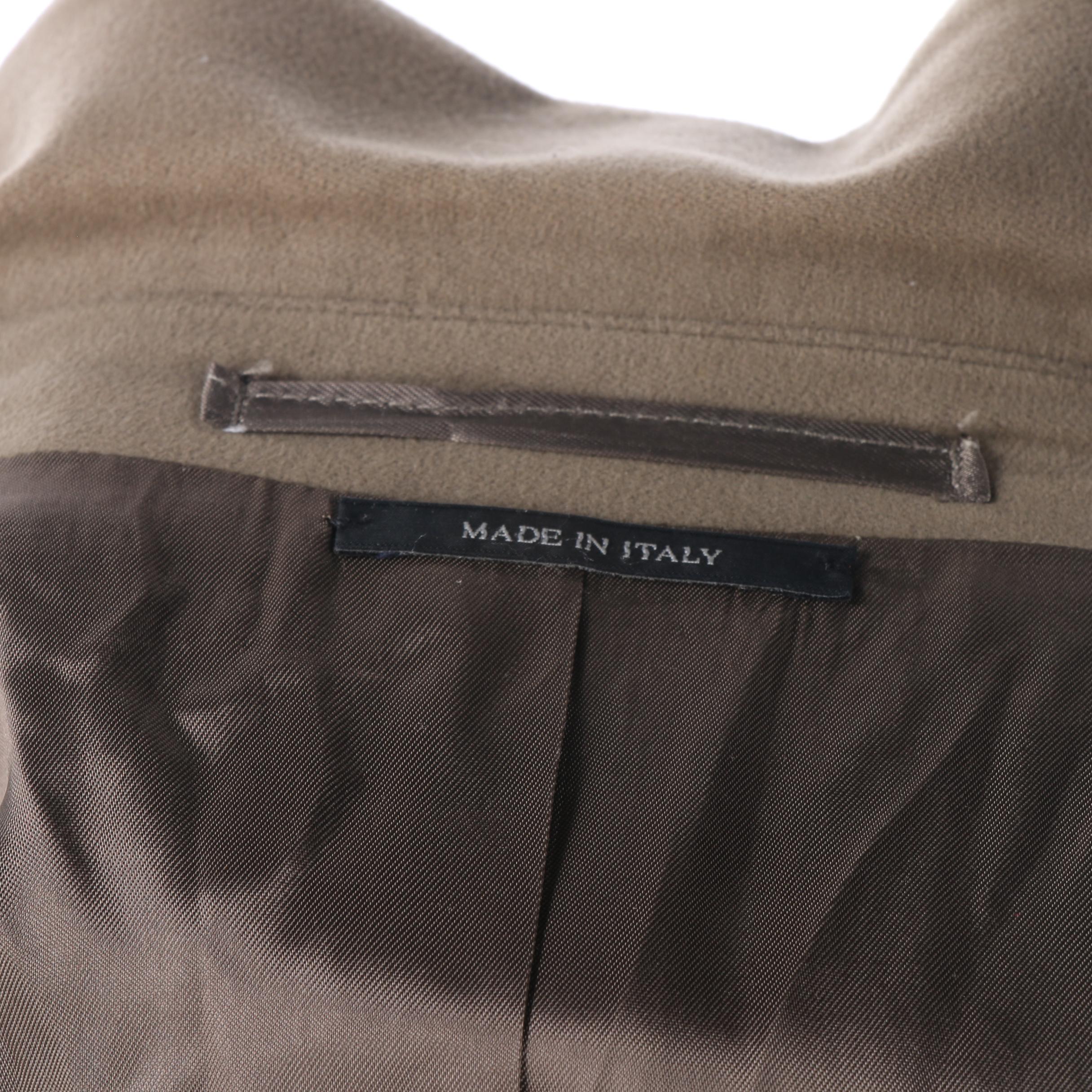 Men's Prada Taupe Brushed Wool Jacket