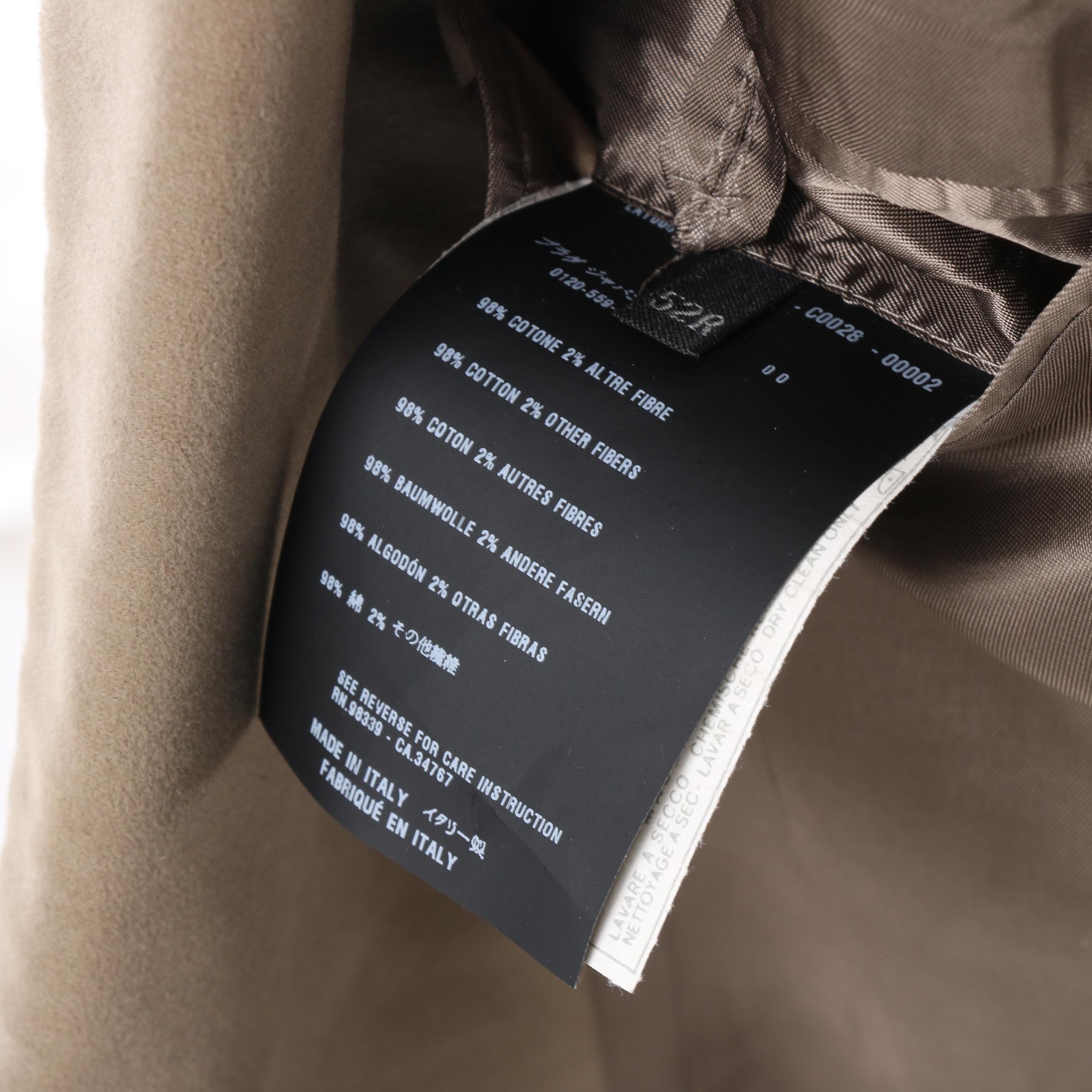 Men's Prada Taupe Brushed Wool Jacket