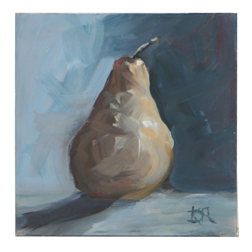 Kimberly Dana Ryan Oil Painting Pear Still Life