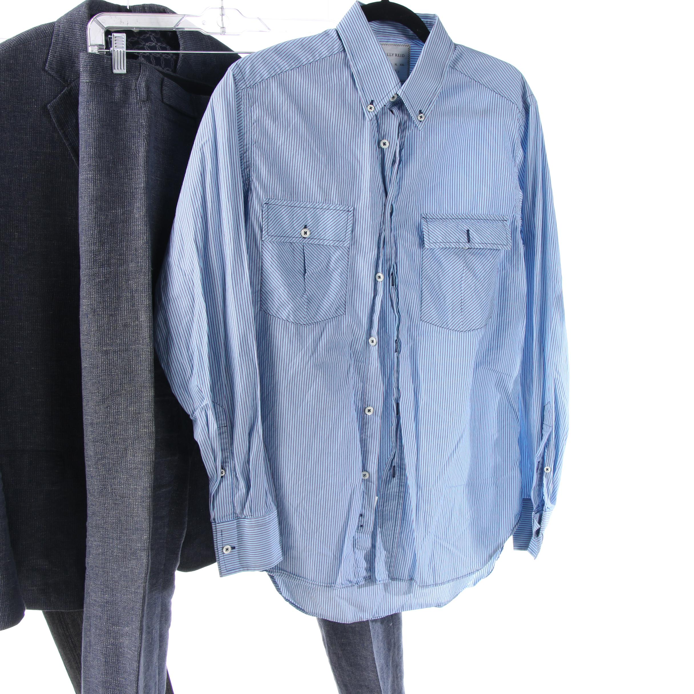 Men's Billy Reid Suit and Separates with Paul Smith London Shirt