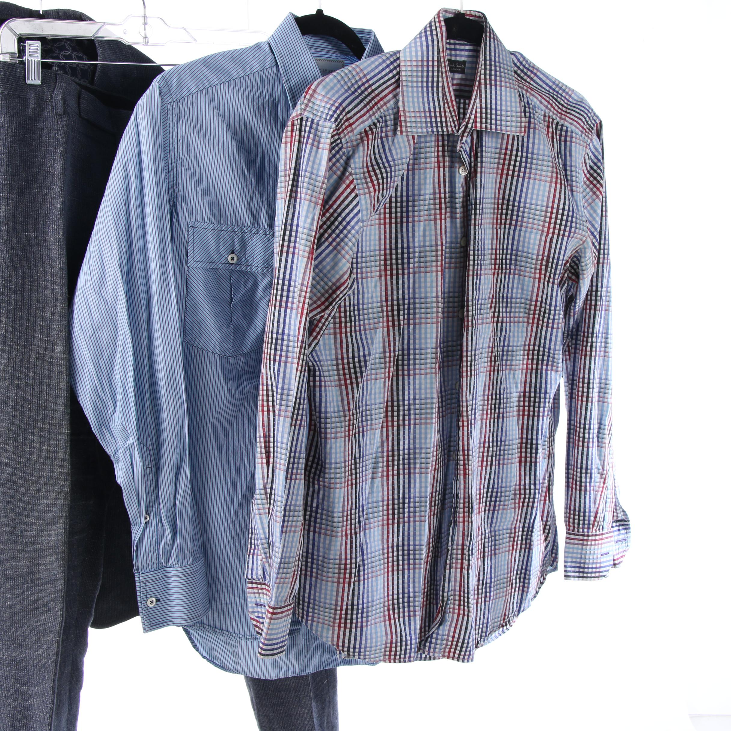 Men's Billy Reid Suit and Separates with Paul Smith London Shirt