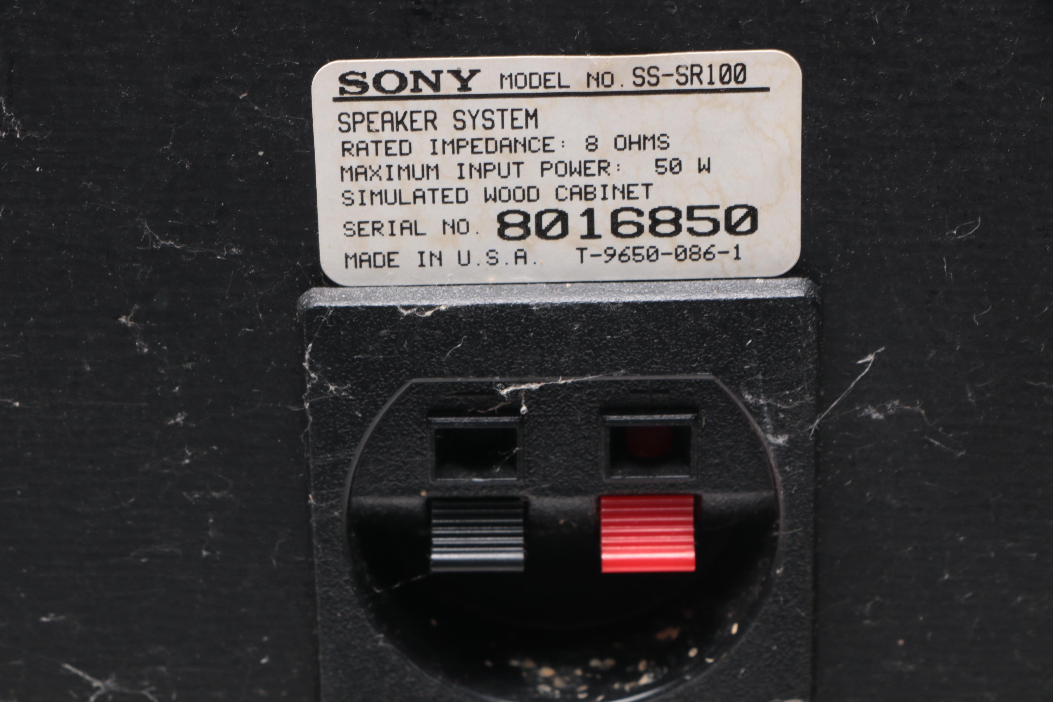 Sony STR-D790 Stereo Receiver/Tuner with Speakers