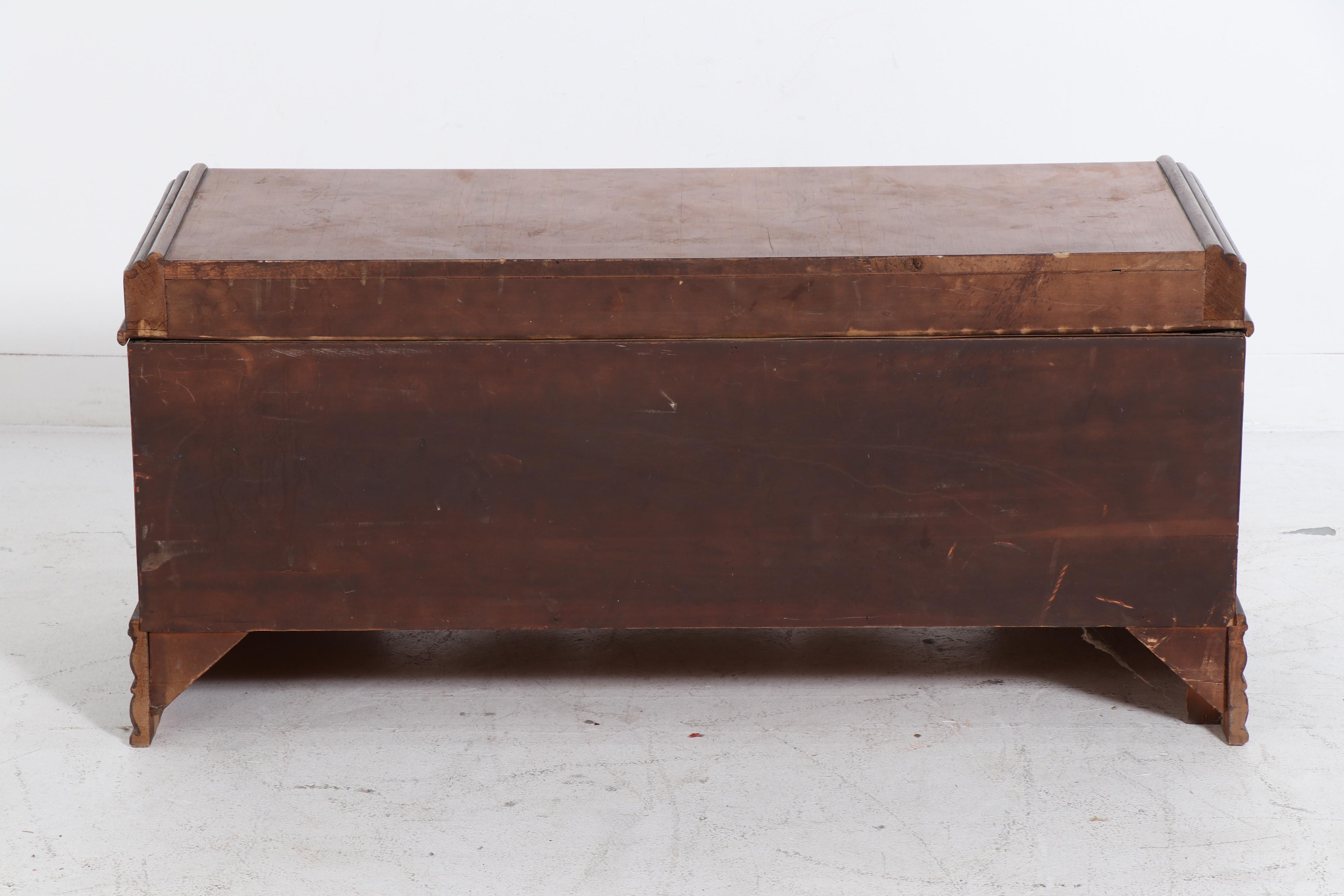 Cedar Lined Vintage Wood Hope Chest