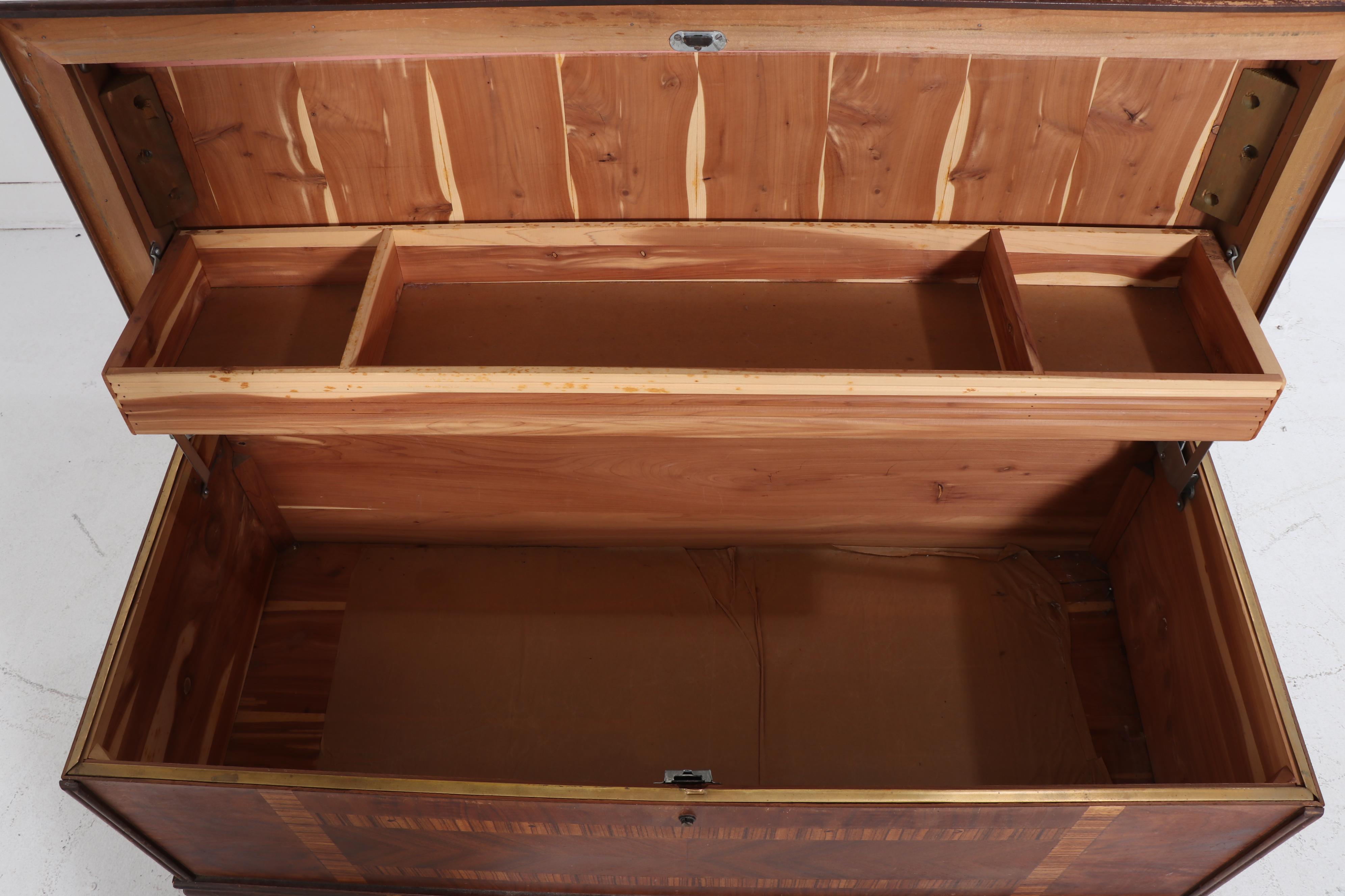 Cedar Lined Vintage Wood Hope Chest