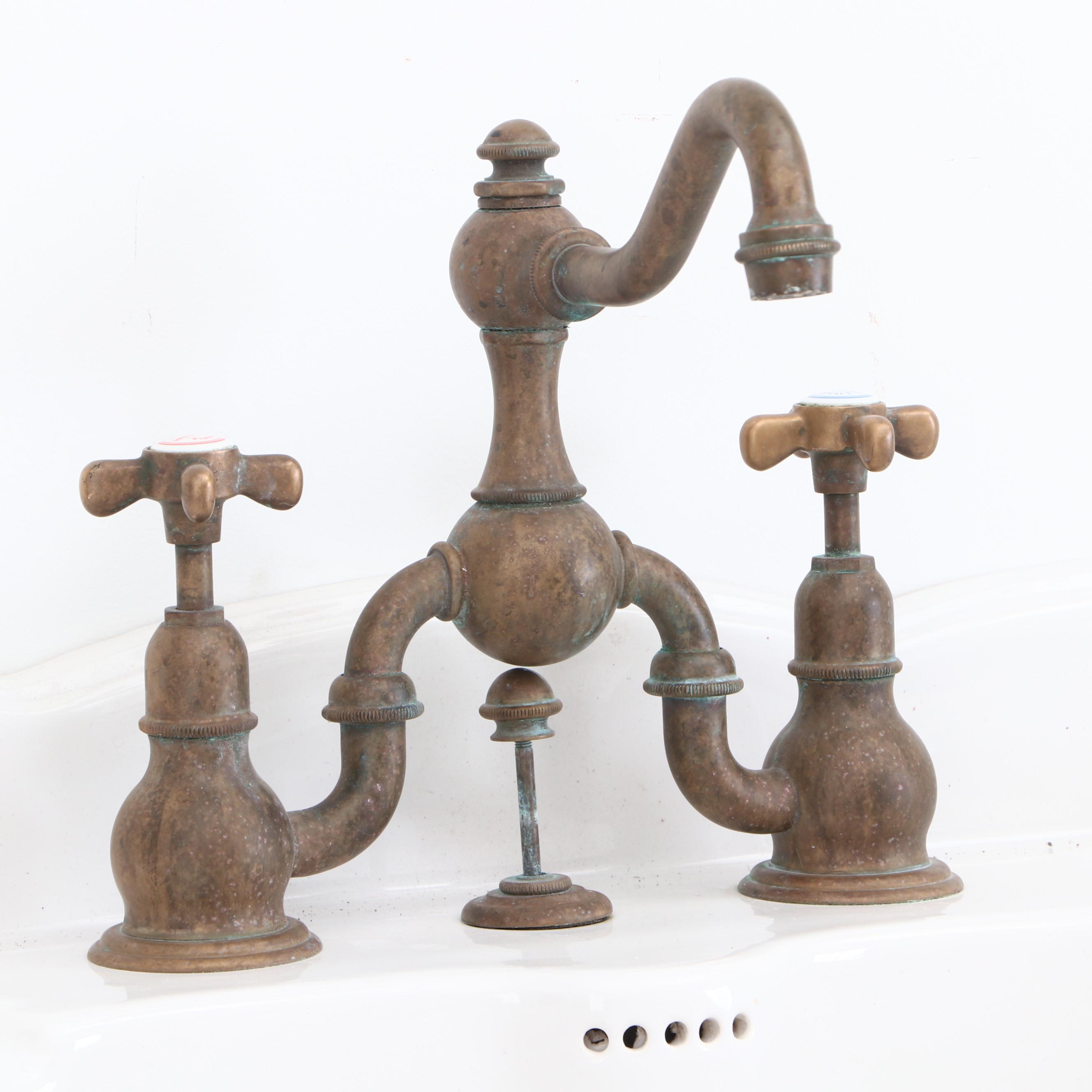 Lille Herbeau France Vanity Sink and "Royal" Faucet