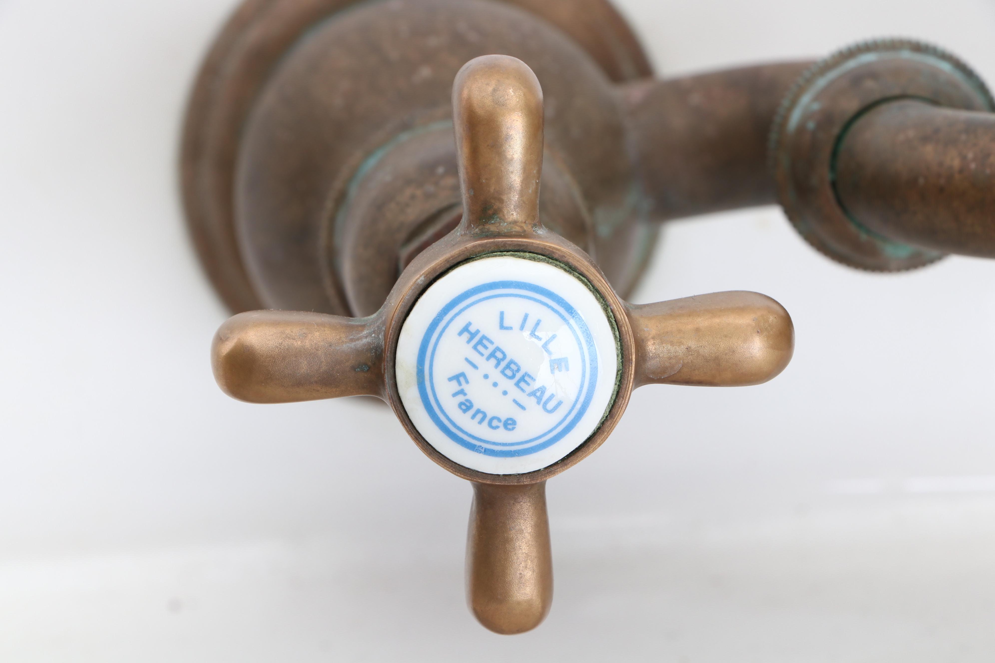 Lille Herbeau France Vanity Sink and "Royal" Faucet