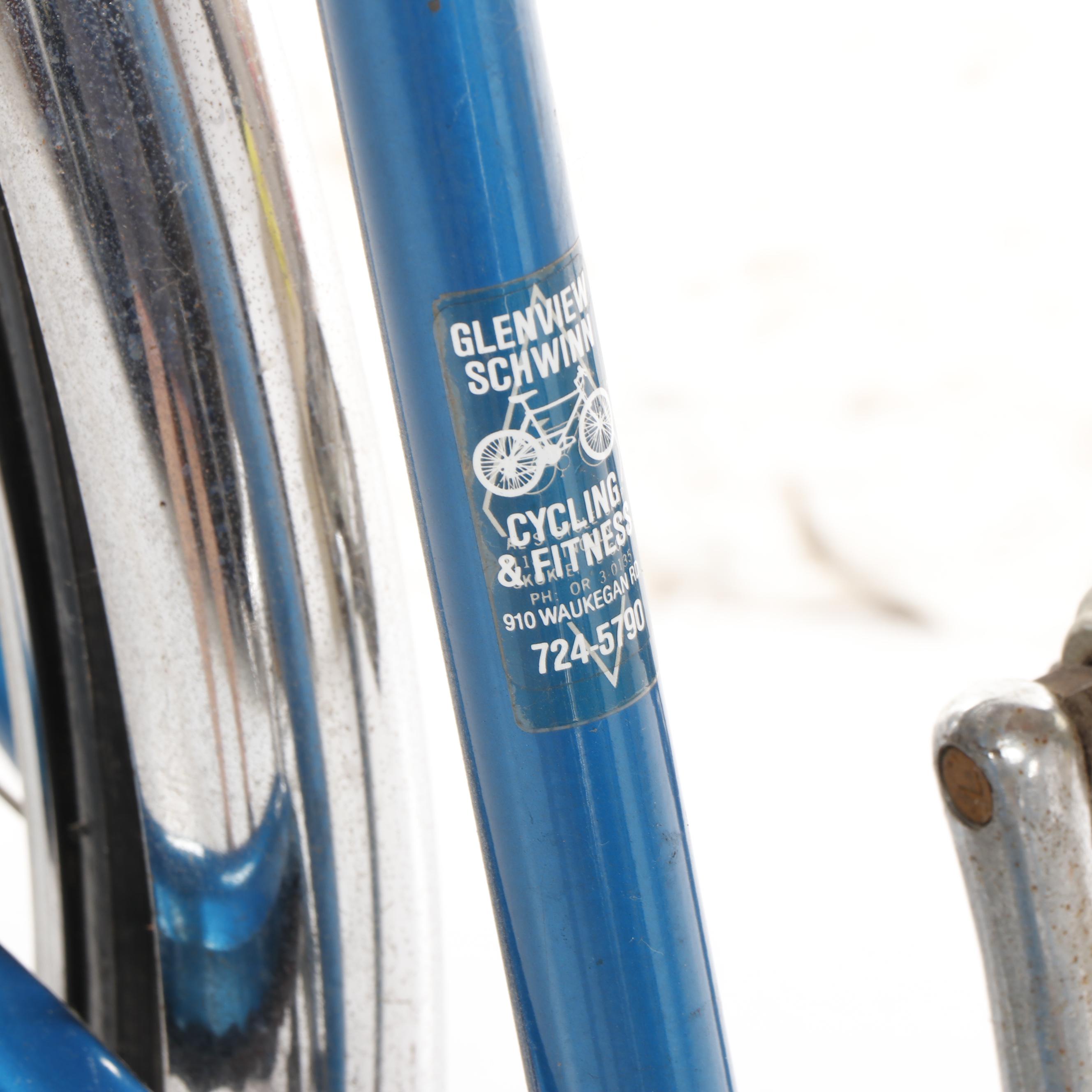 Schwinn Blue Bicycle, Vintage