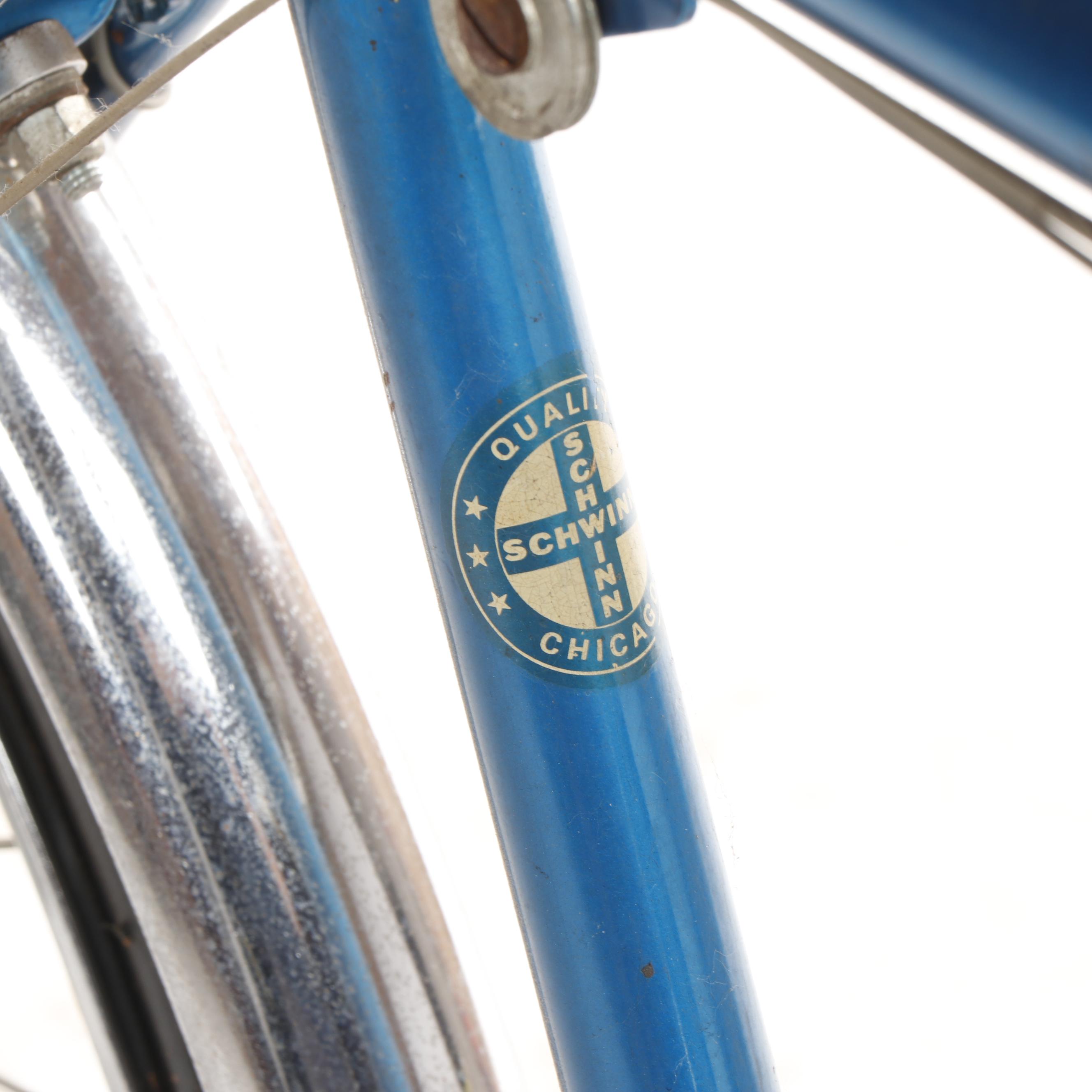 Schwinn Blue Bicycle, Vintage