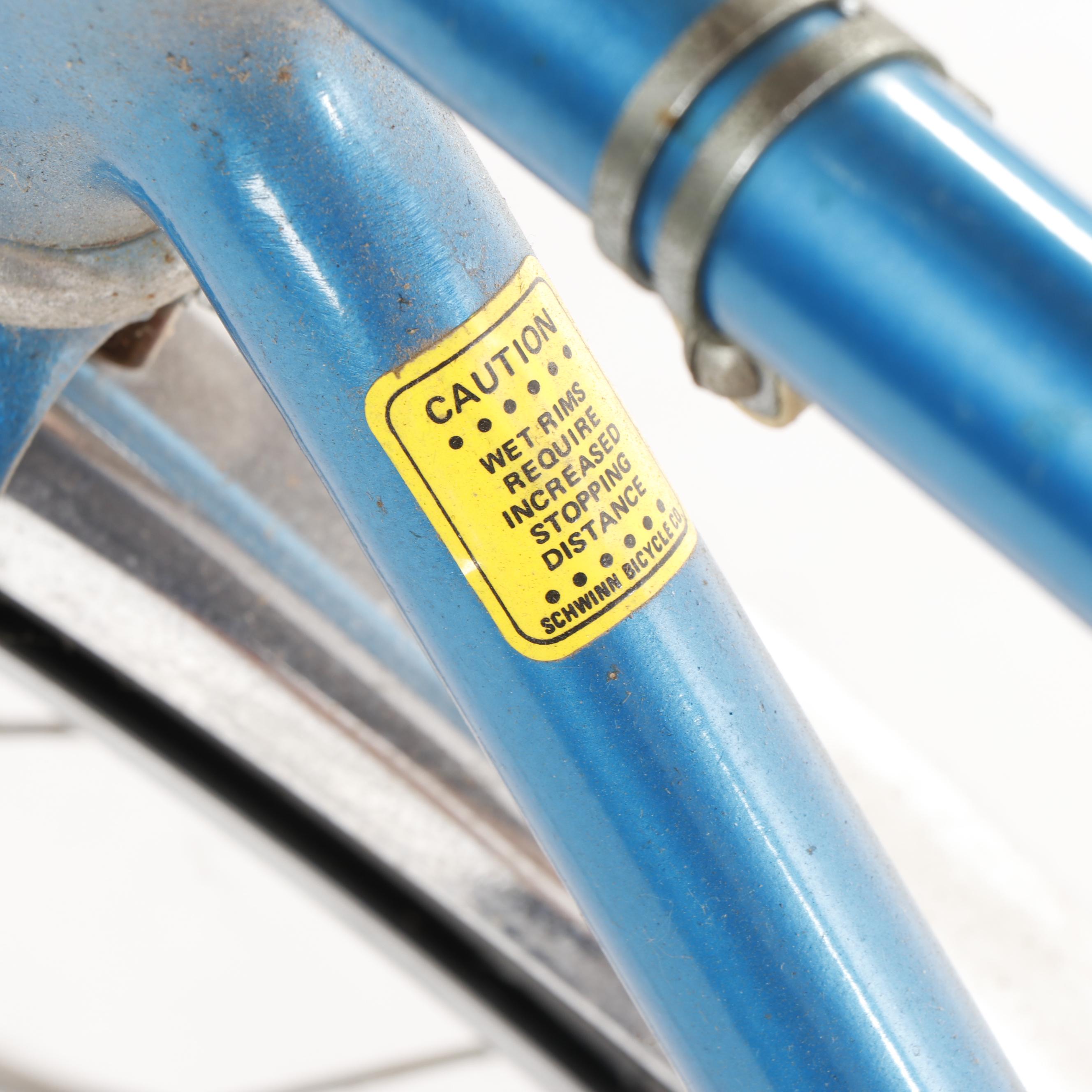 Schwinn Blue Bicycle, Vintage