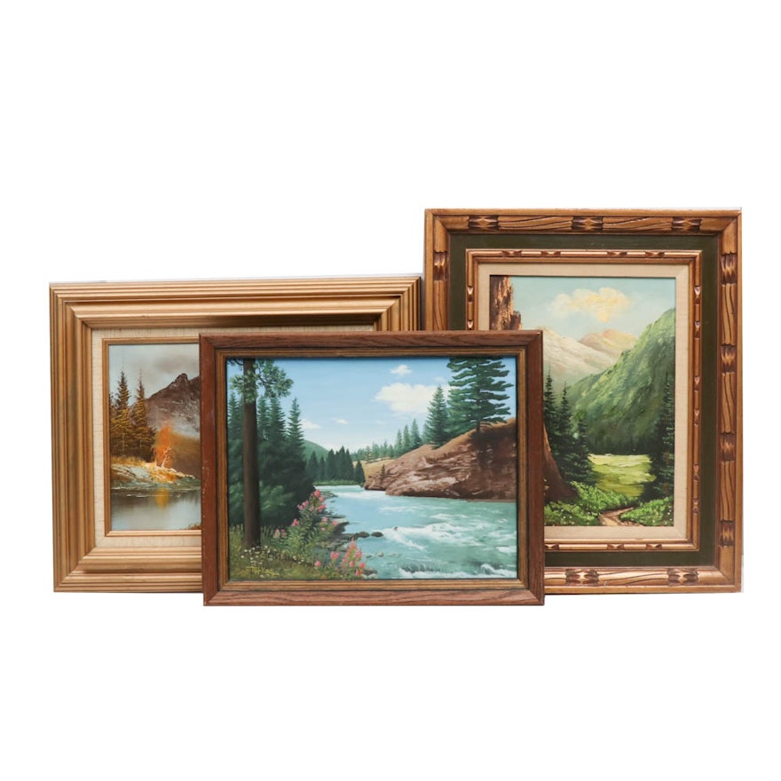 Mountain Landscape Oil Paintings