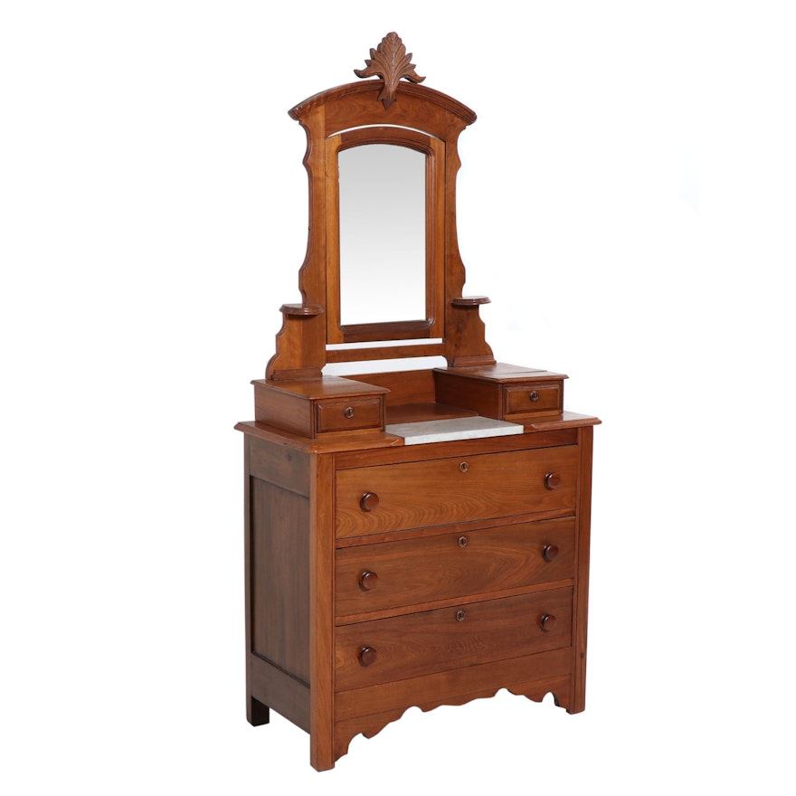 Wood Vintage Reproduction Washstand