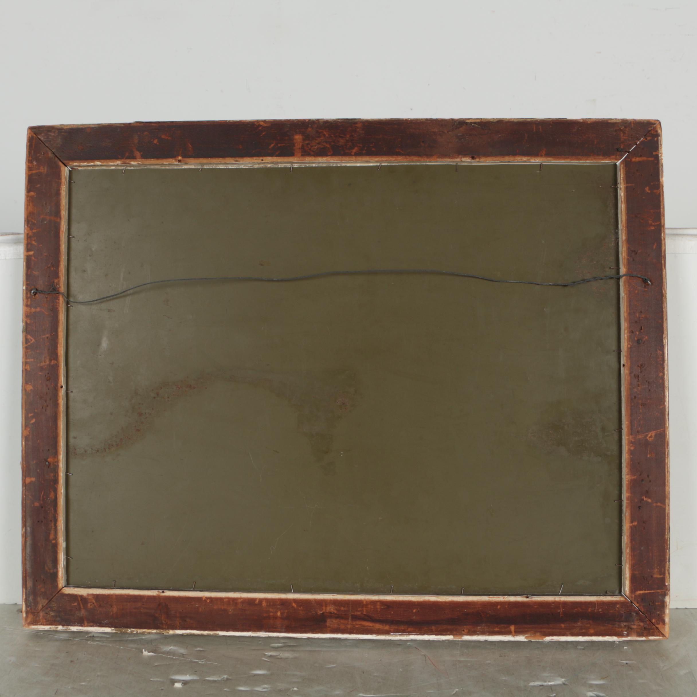 Chromolithograph after Herbert Schmalz "The Return of the Calvary"