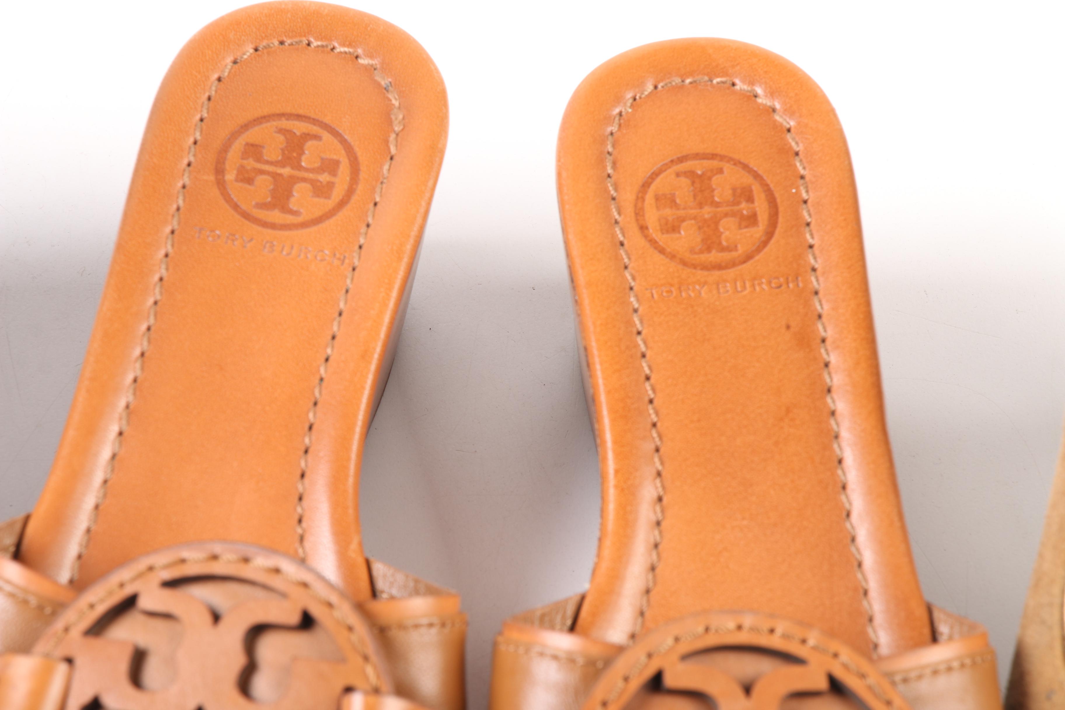 Tory Burch Patti Slides, Donald J Pliner Canna Slingbacks and Miss Barker Pumps