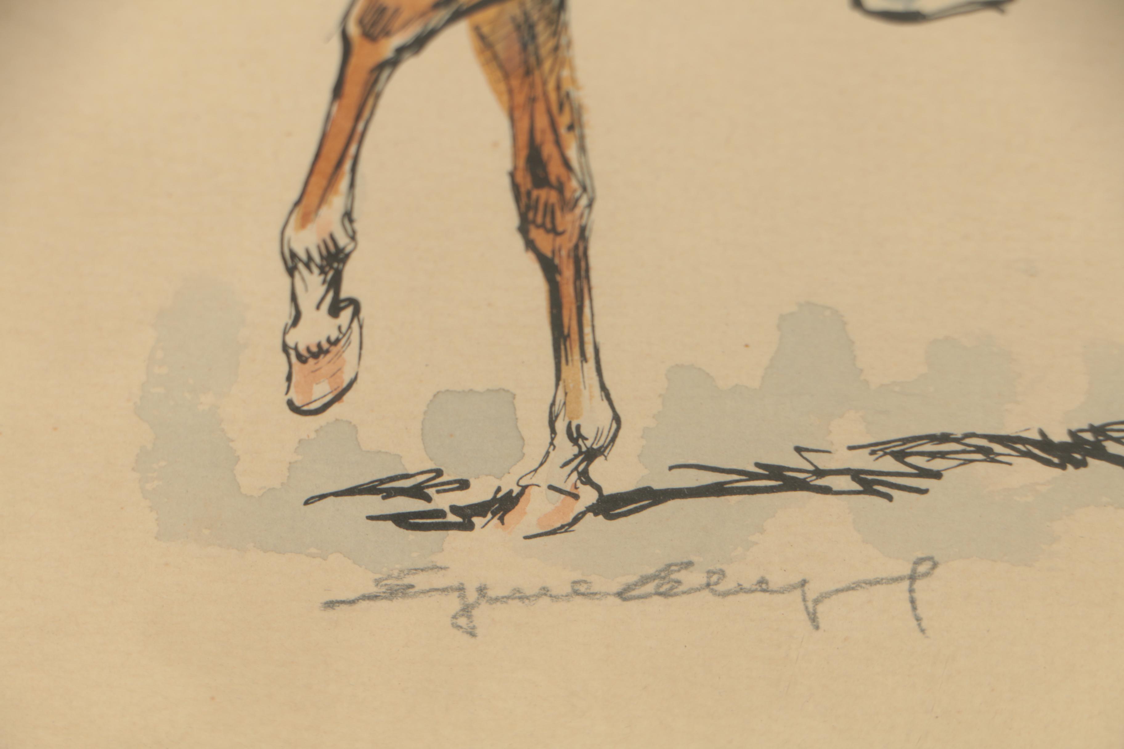 Eugène Leliepvre Lithograph Military Illustrations for "Guerre de Seccesion"