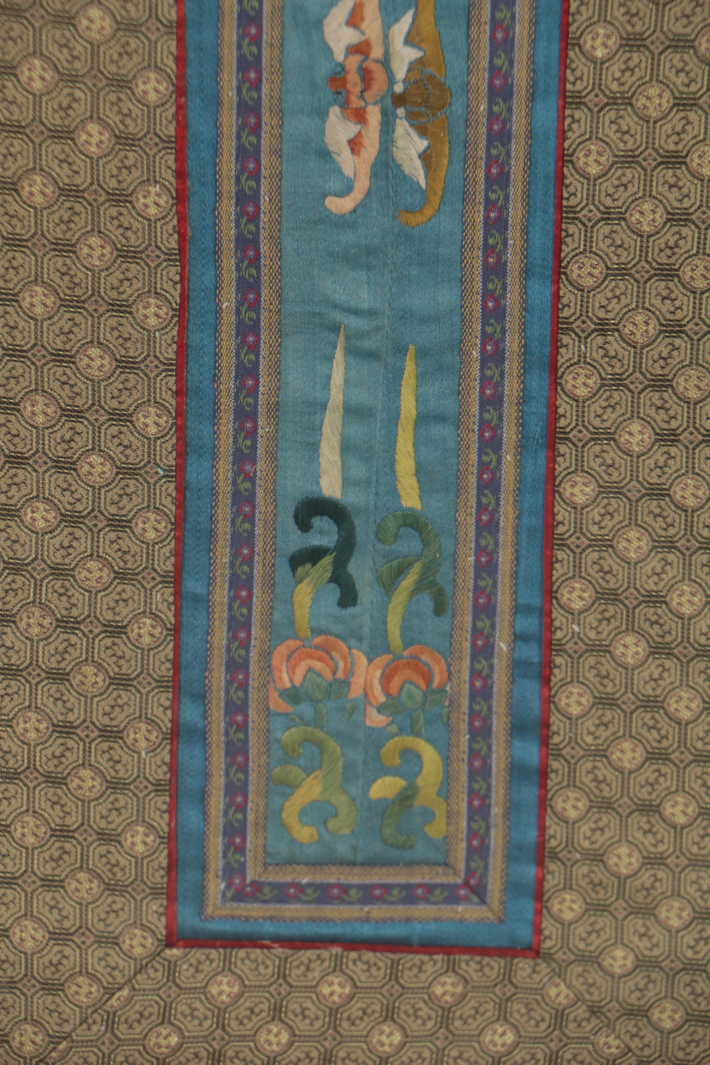 Chinese Silk Embroidered Hem Band