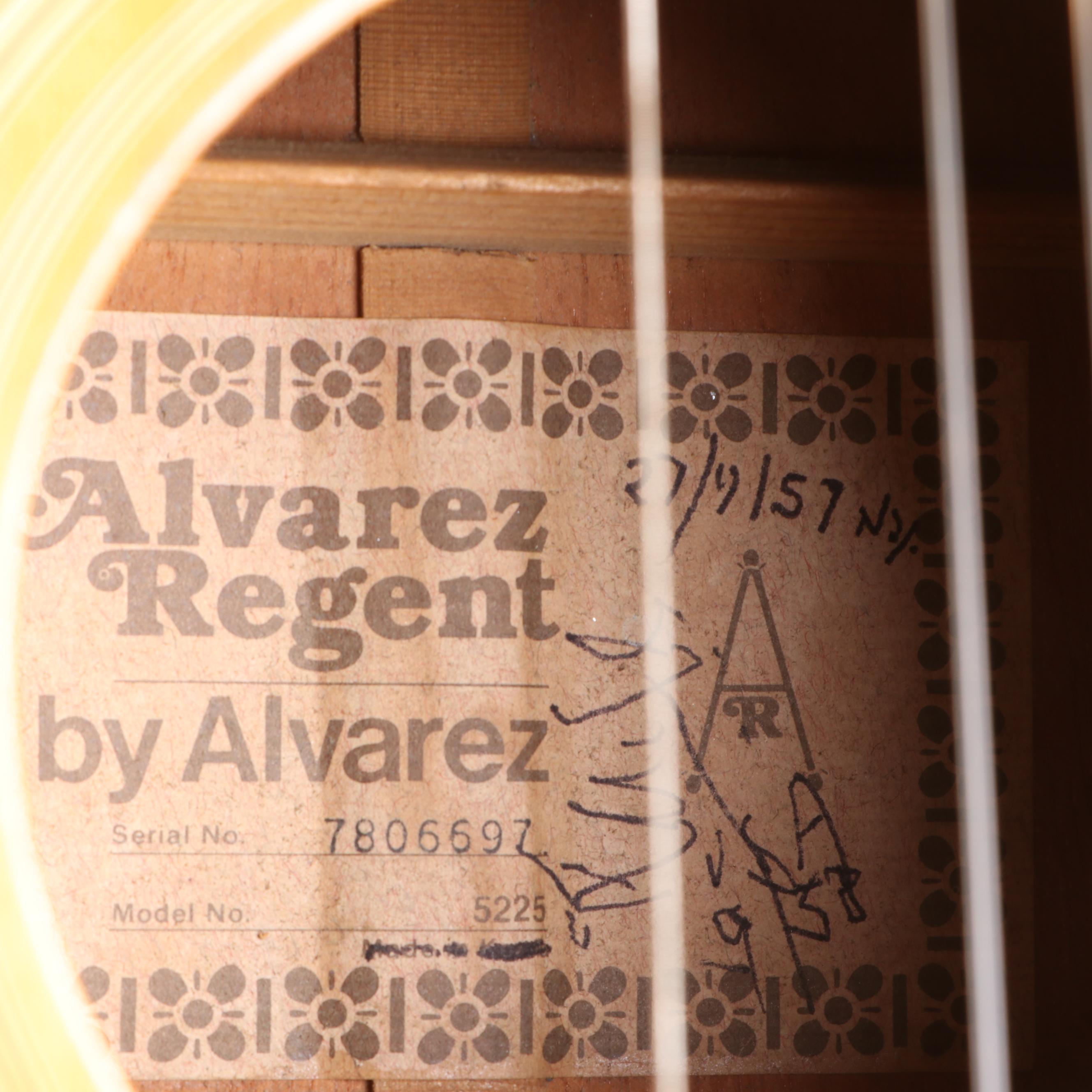 Alvarez Regent Acoustic Guitar Model 5225