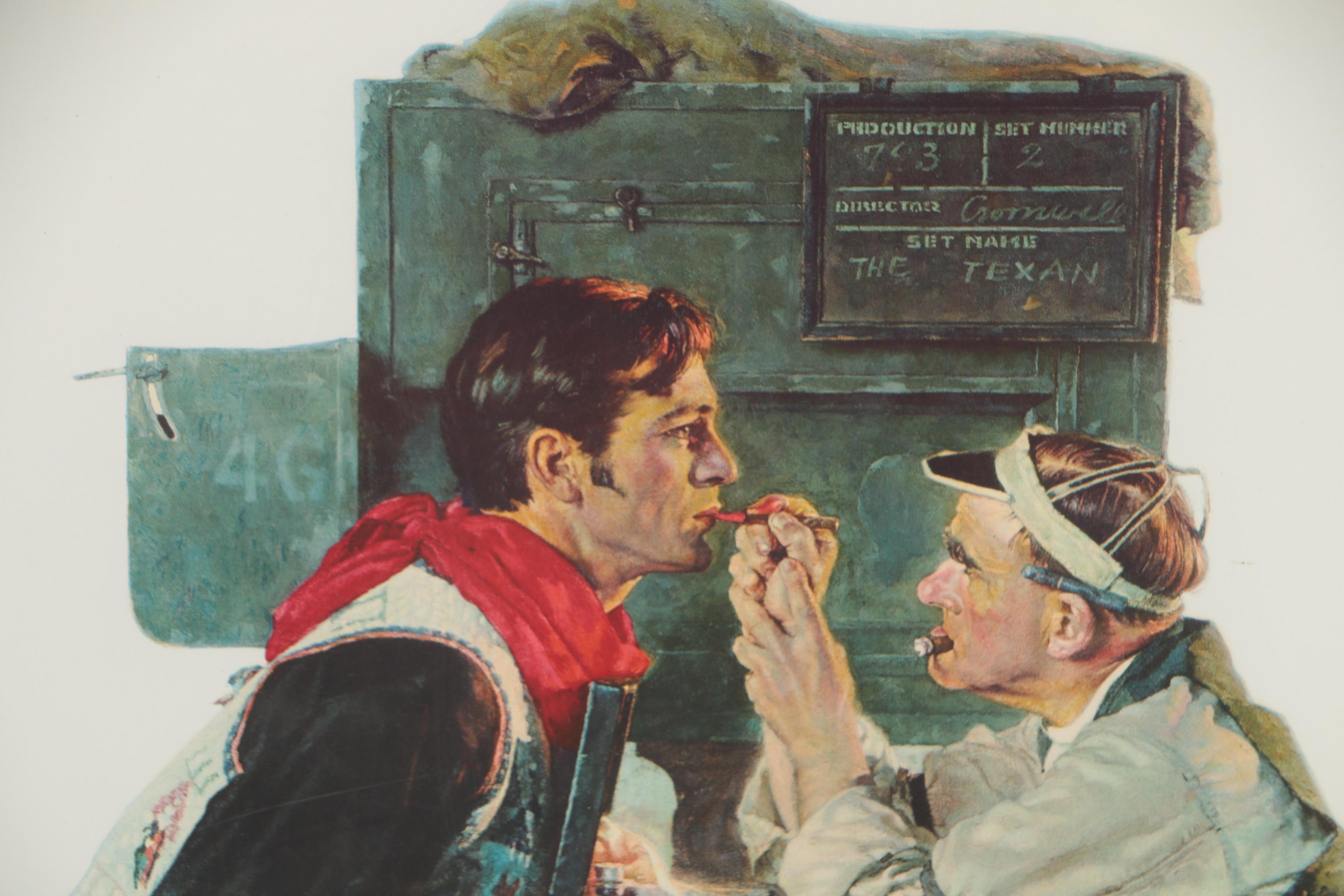 Late 20th Century Giclée after Norman Rockwell "Hollywood"