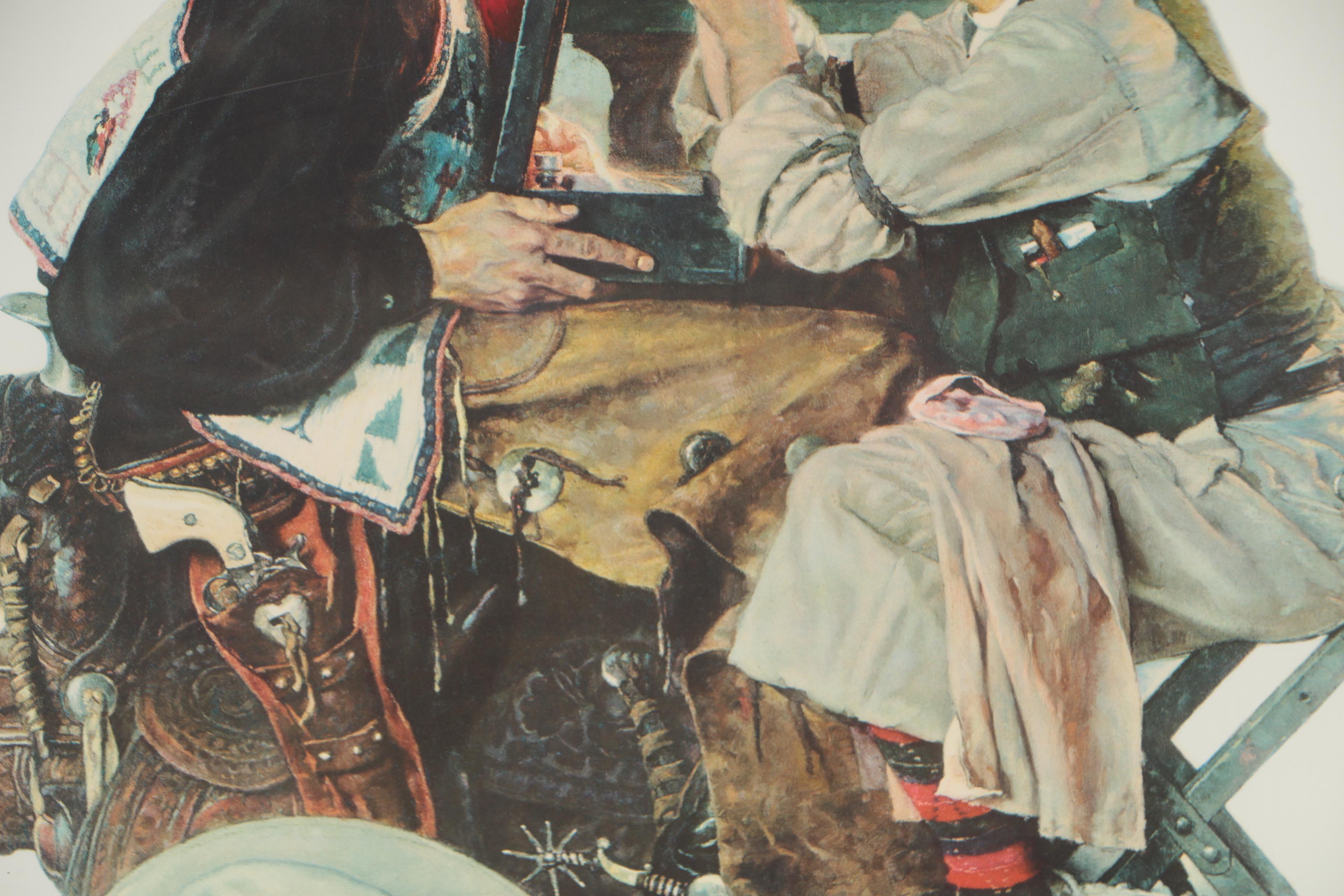 Late 20th Century Giclée after Norman Rockwell "Hollywood"