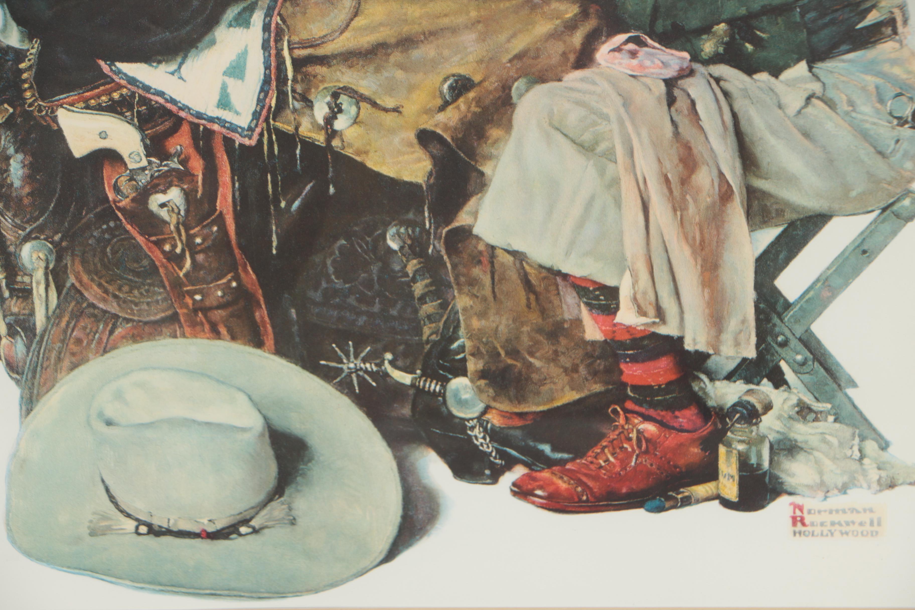 Late 20th Century Giclée after Norman Rockwell "Hollywood"