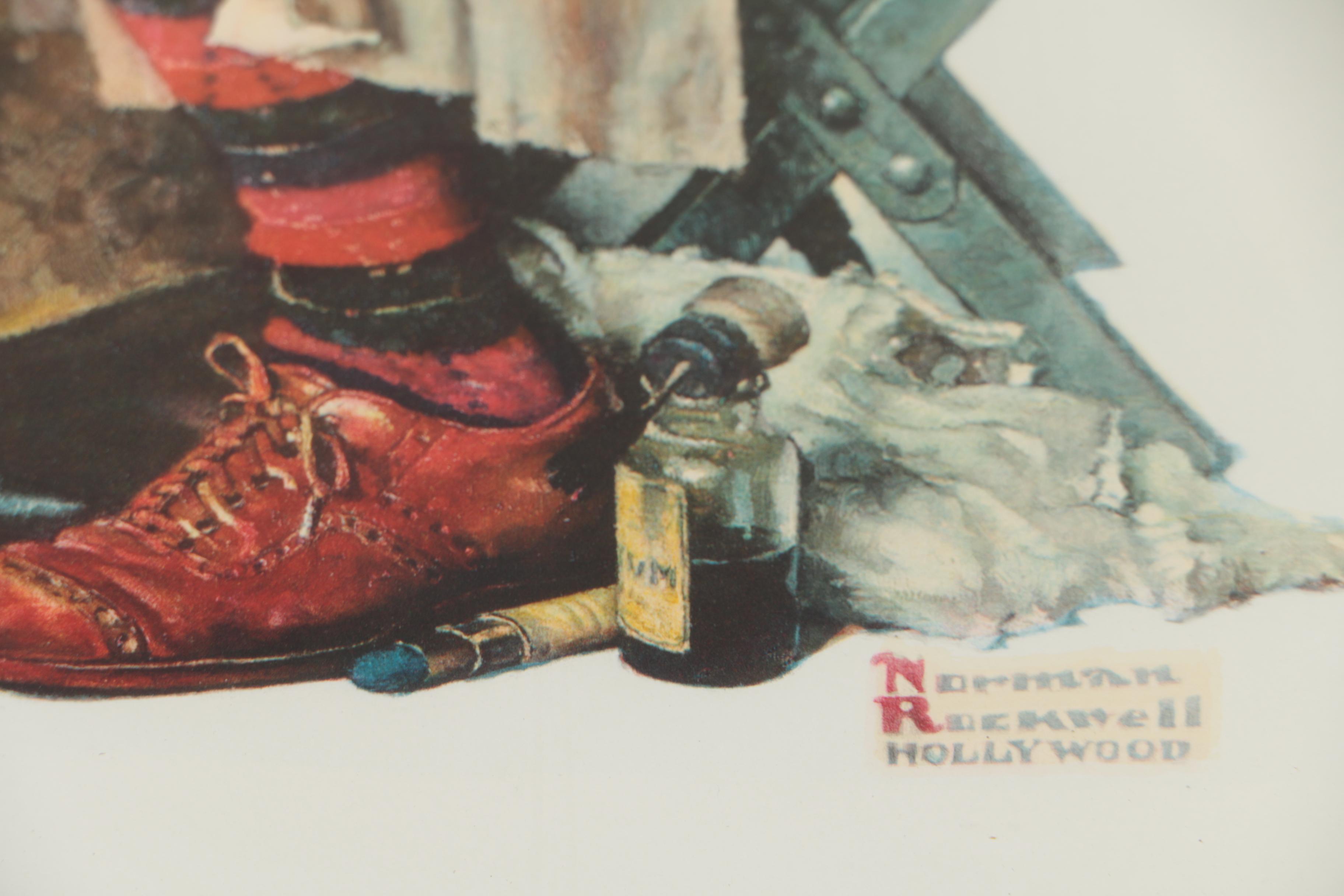 Late 20th Century Giclée after Norman Rockwell "Hollywood"