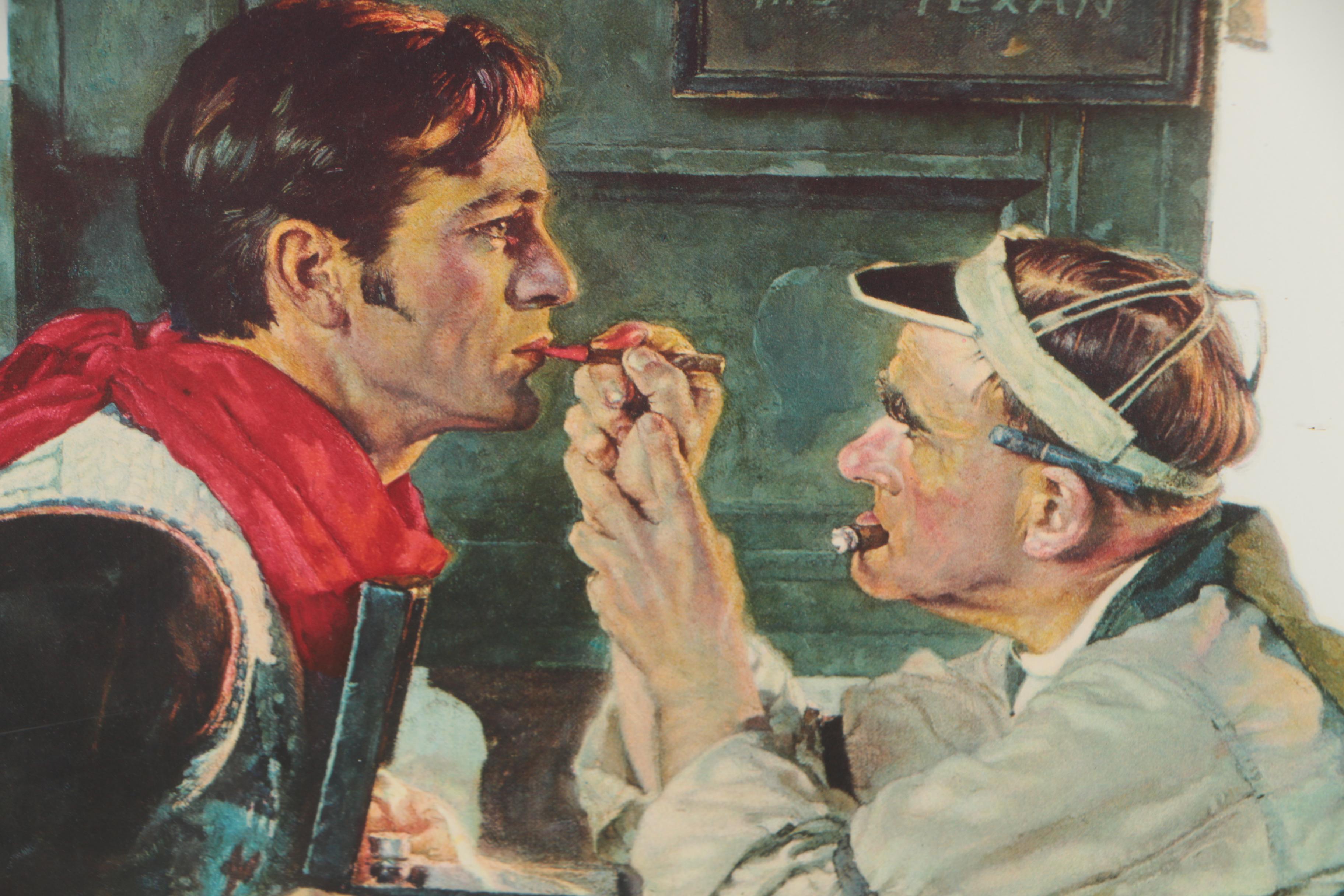 Late 20th Century Giclée after Norman Rockwell "Hollywood"