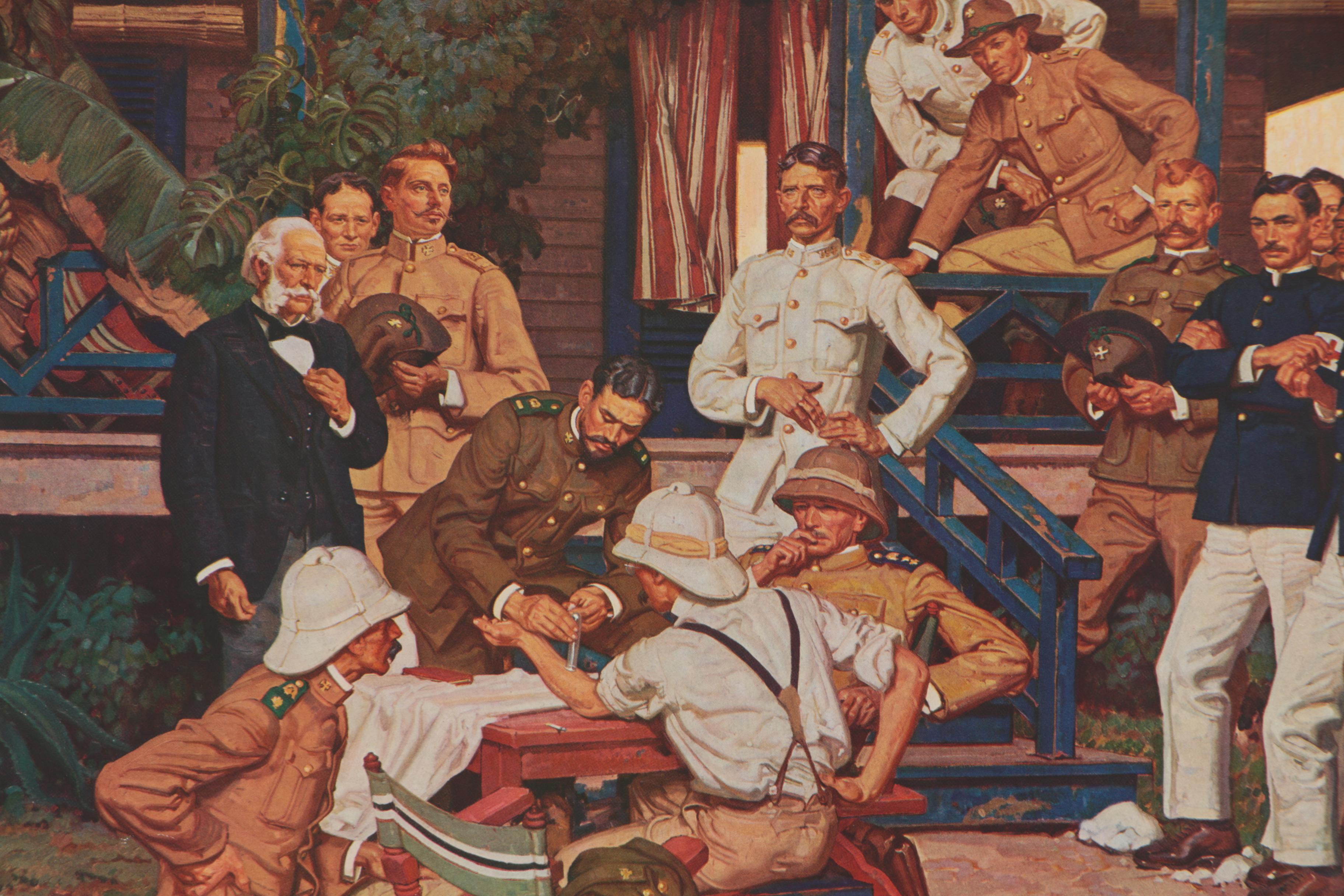 Offset Lithographs after Dean Cornwell "Pioneers of American Medicine" Series
