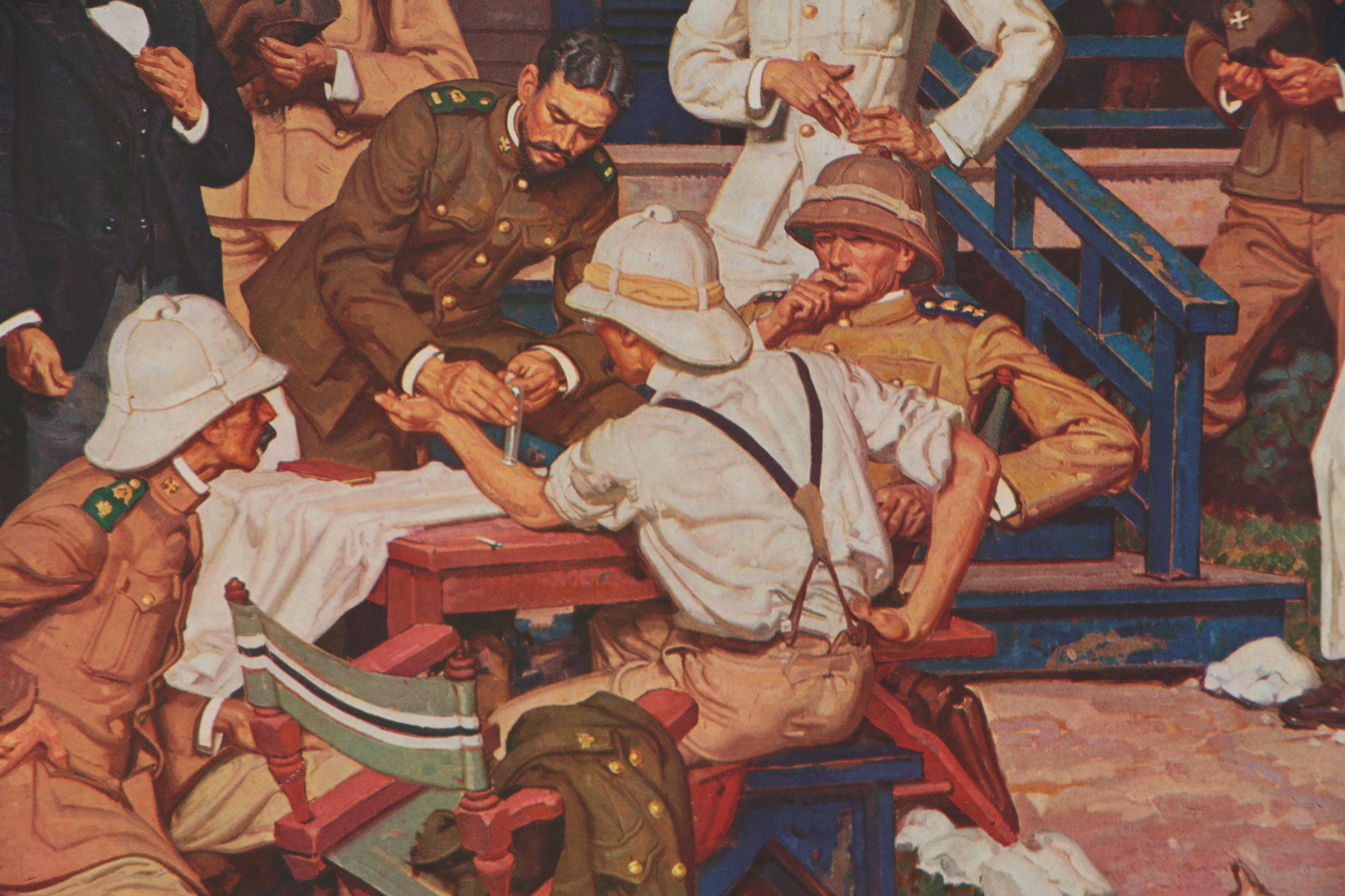 Offset Lithographs after Dean Cornwell "Pioneers of American Medicine" Series