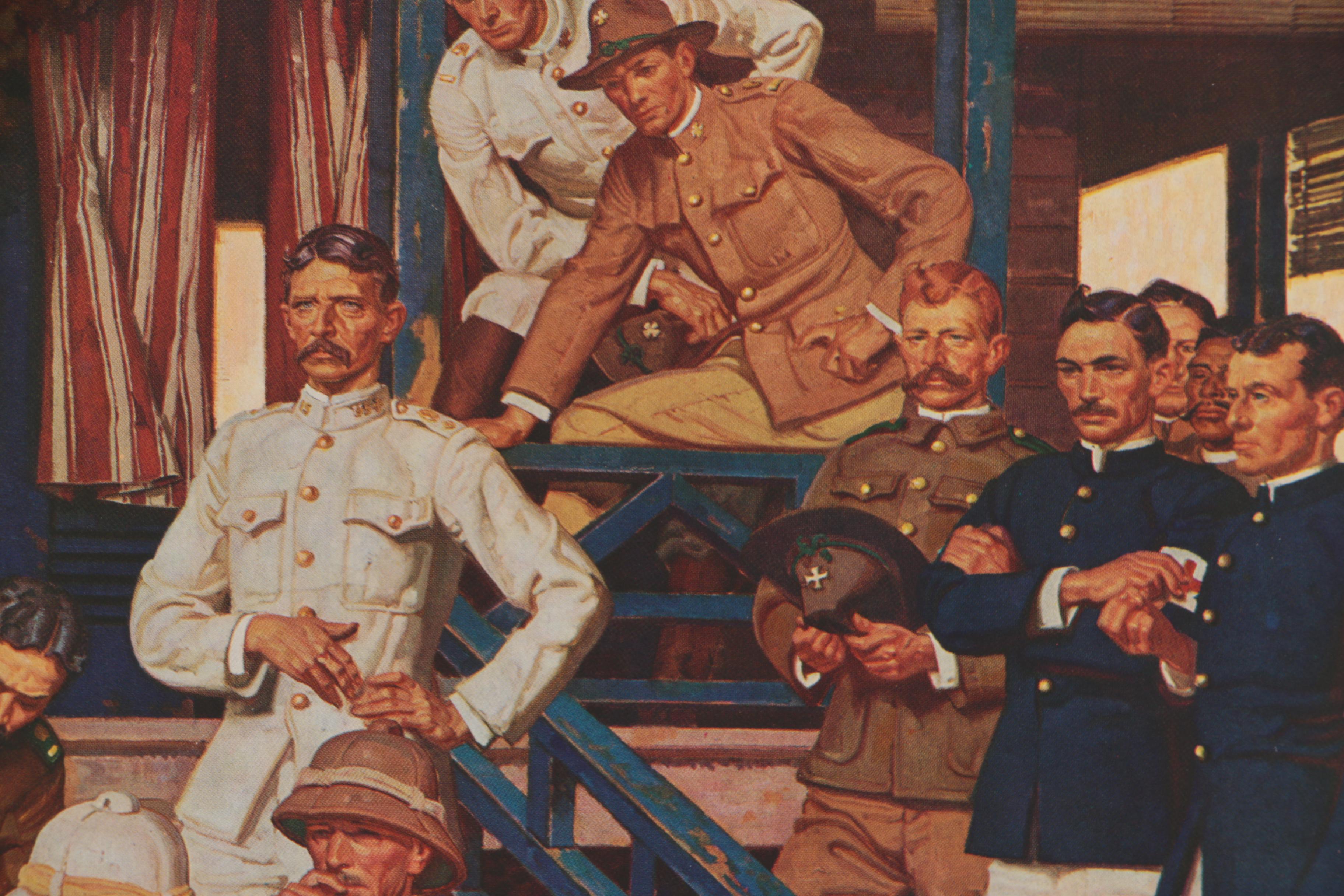 Offset Lithographs after Dean Cornwell "Pioneers of American Medicine" Series