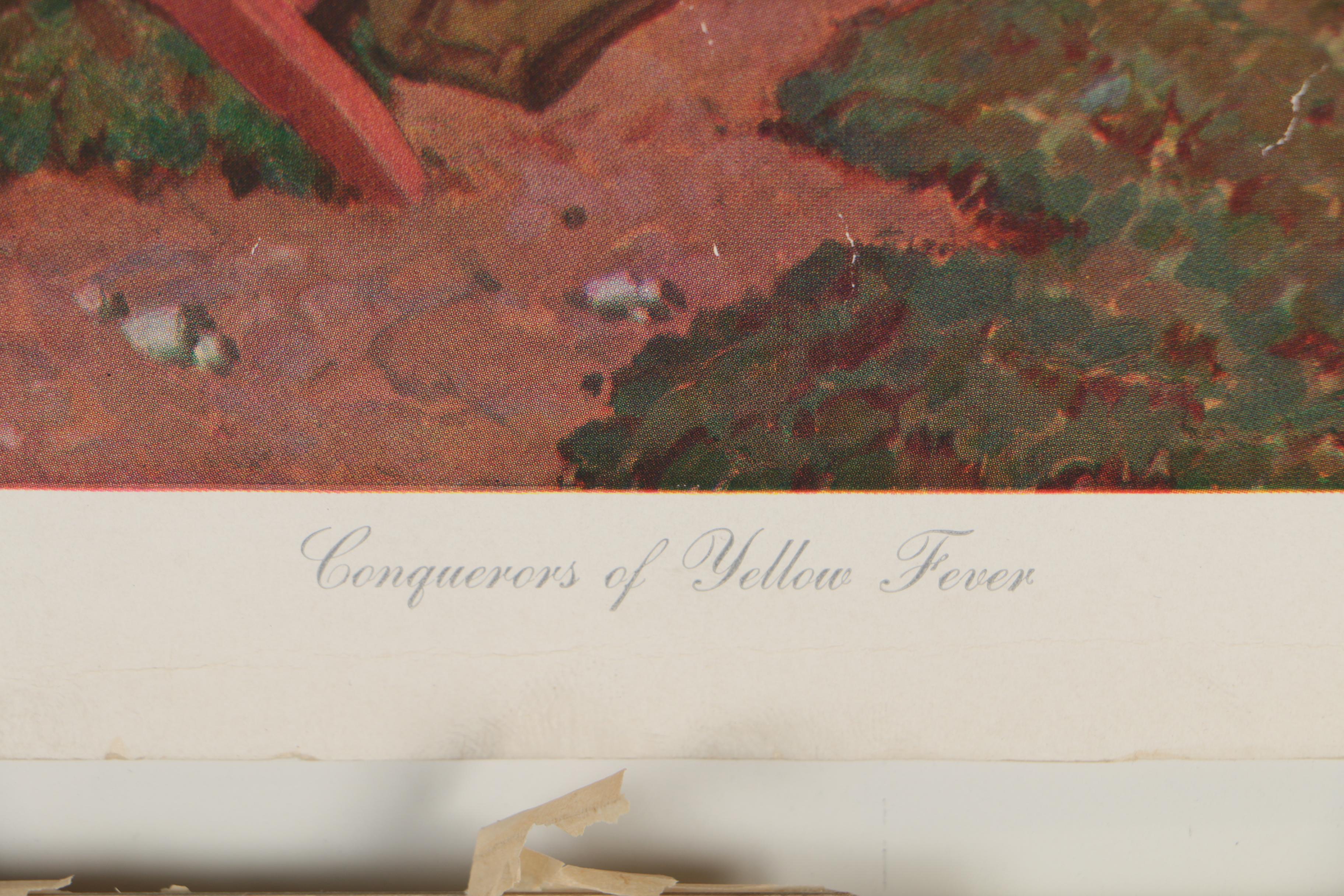 Offset Lithographs after Dean Cornwell "Pioneers of American Medicine" Series