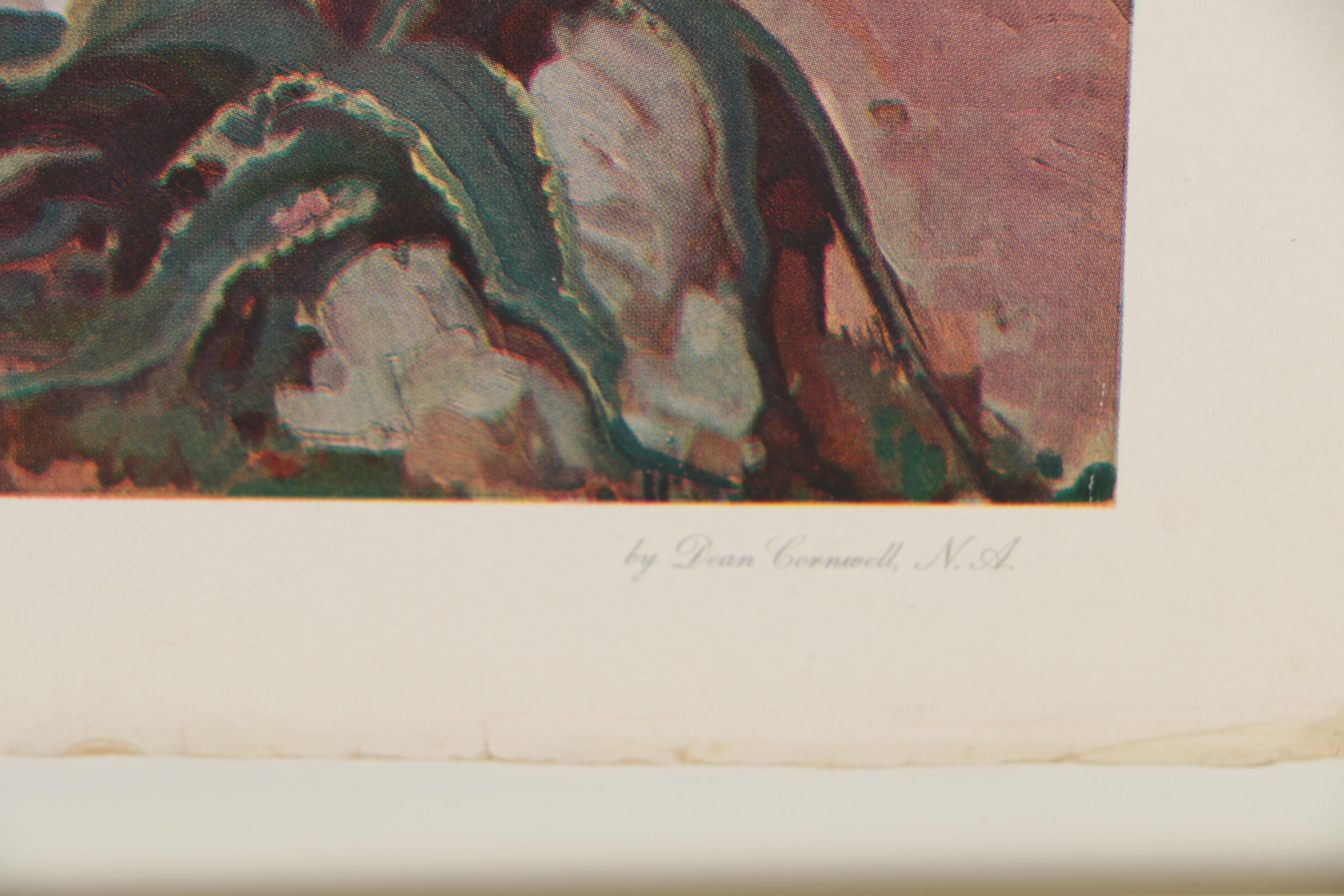 Offset Lithographs after Dean Cornwell "Pioneers of American Medicine" Series