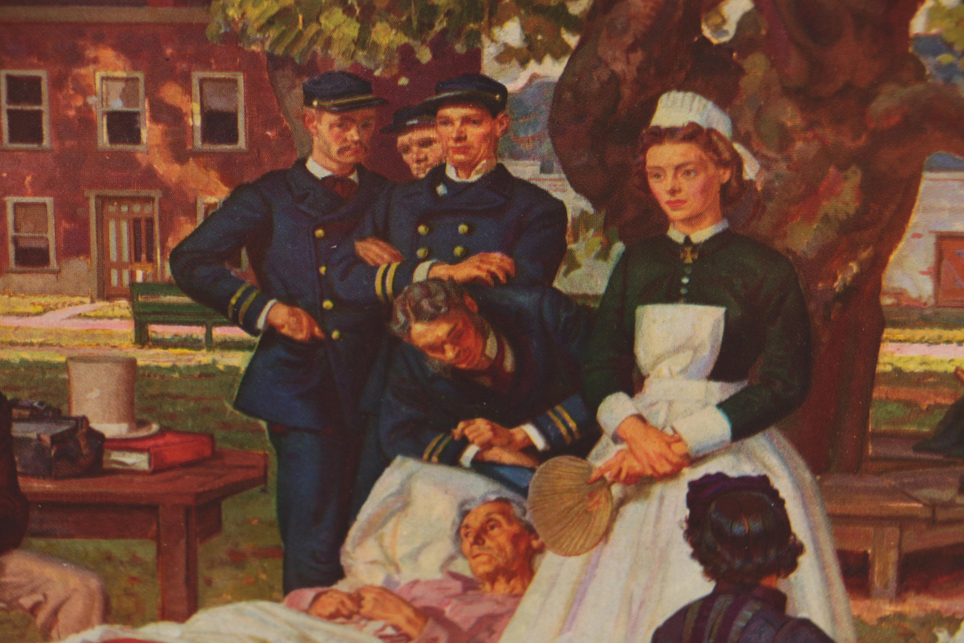 Offset Lithographs after Dean Cornwell "Pioneers of American Medicine" Series