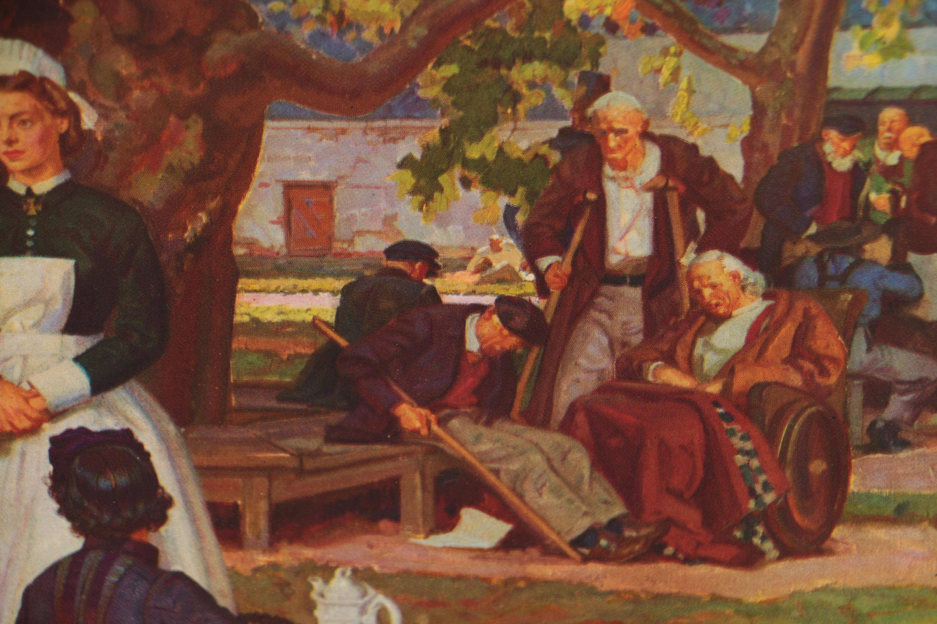 Offset Lithographs after Dean Cornwell "Pioneers of American Medicine" Series